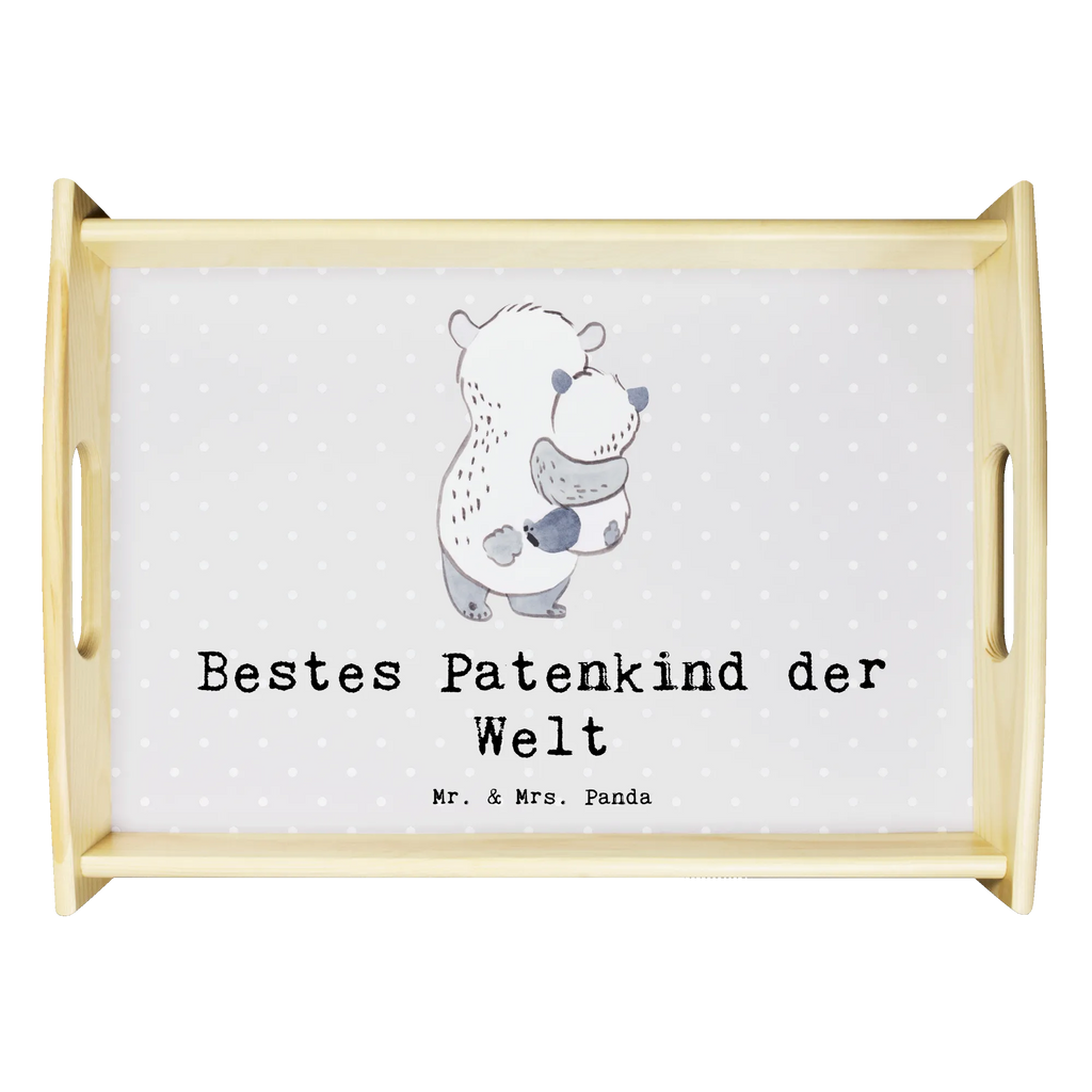 Serviertablett Panda Bestes Patenkind der Welt Serviertablett, Tablett, Holztablett, Küchentablett, Dekotablett, Frühstückstablett, für, Dankeschön, Geschenk, Schenken, Geburtstag, Geburtstagsgeschenk, Geschenkidee, Danke, Bedanken, Mitbringsel, Freude machen, Geschenktipp, Patenkind, Paten Kind, Pate, Taufe, Taufgeschenk, Patenonkel, Patentante, Tauffeier, Täufling, Nichte, Neffe