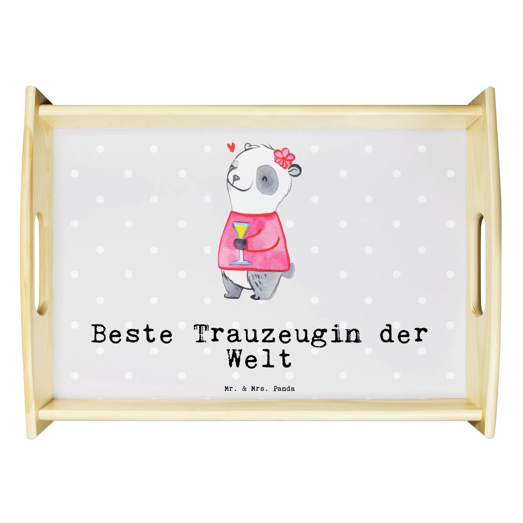 Serviertablett Panda Beste Trauzeugin der Welt Serviertablett, Tablett, Holztablett, Küchentablett, Dekotablett, Frühstückstablett, für, Dankeschön, Geschenk, Schenken, Geburtstag, Geburtstagsgeschenk, Geschenkidee, Danke, Bedanken, Mitbringsel, Freude machen, Geschenktipp, Trauzeugin, Trauhzeugin, Freundin, Hochzeit, Heirat, JGA, Trauung, Kirche, Standesamt, Braut