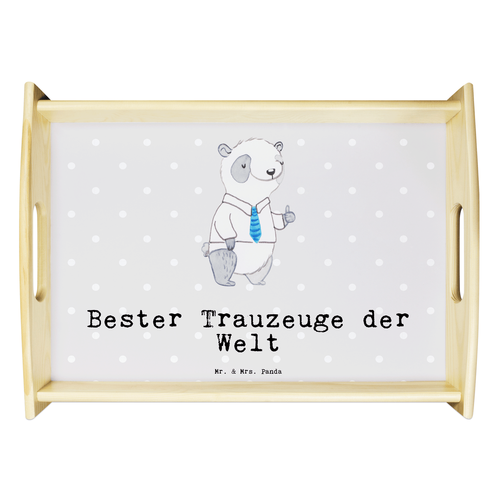 Serviertablett Panda Bester Trauzeuge der Welt Serviertablett, Tablett, Holztablett, Küchentablett, Dekotablett, Frühstückstablett, für, Dankeschön, Geschenk, Schenken, Geburtstag, Geburtstagsgeschenk, Geschenkidee, Danke, Bedanken, Mitbringsel, Freude machen, Geschenktipp, Trauzeuge, Trauhzeuge, Hochzeit, Heirat, JGA, Trauung, Kirche, Standesamt, Braut, Bräutigam