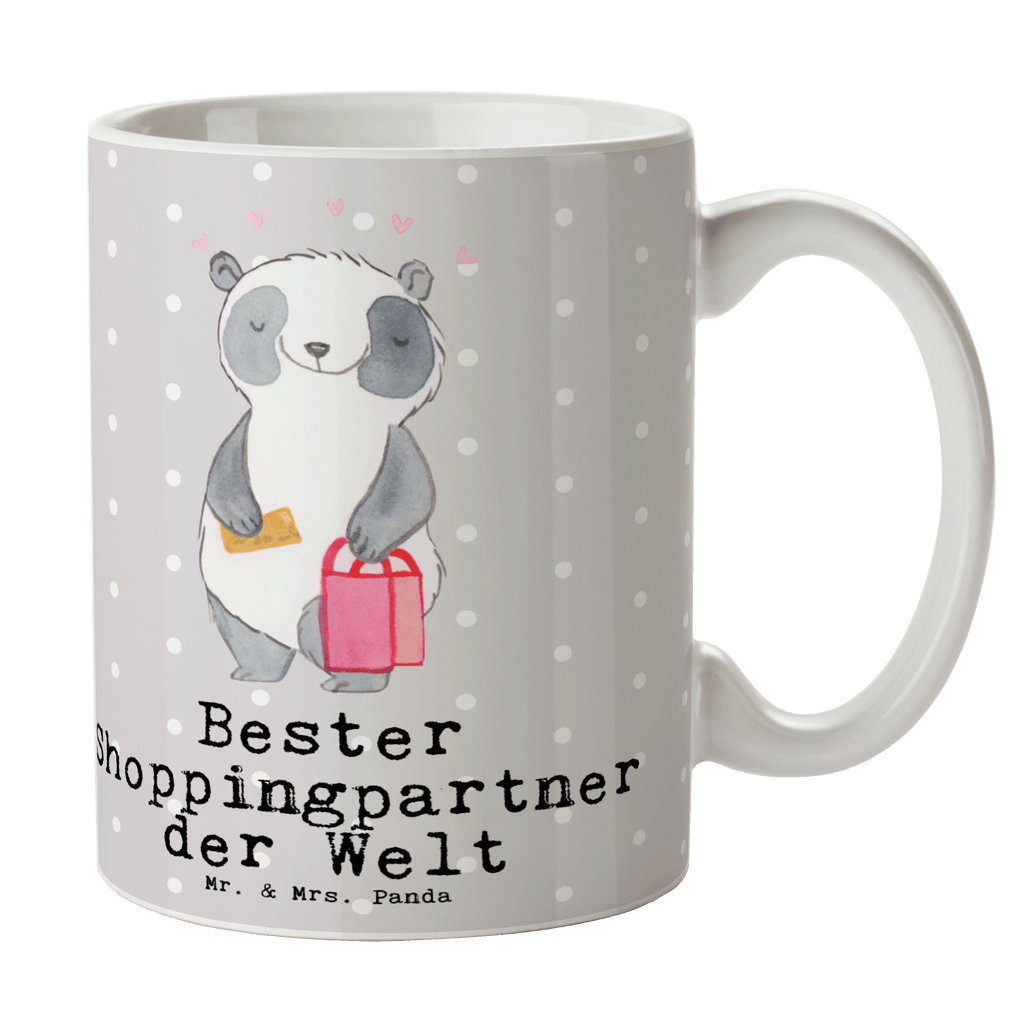 Tasse Panda Bester Shoppingpartner der Welt Tasse, Kaffeetasse, Teetasse, Becher, Kaffeebecher, Teebecher, Keramiktasse, Porzellantasse, Büro Tasse, Geschenk Tasse, Tasse Sprüche, Tasse Motive, Kaffeetassen, Tasse bedrucken, Designer Tasse, Cappuccino Tassen, Schöne Teetassen, für, Dankeschön, Geschenk, Schenken, Geburtstag, Geburtstagsgeschenk, Geschenkidee, Danke, Bedanken, Mitbringsel, Freude machen, Geschenktipp, Shoppingpartner, Shoppen, Begleitung, Partner, Freundin, Freund, bff, Shopping, Einkaufen, Shopping-Queen, Queen, Bester