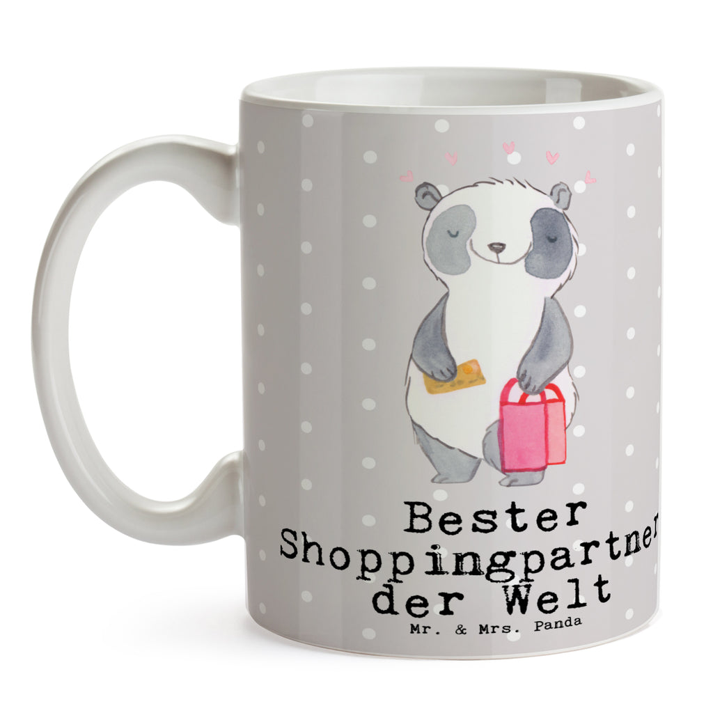 Tasse Panda Bester Shoppingpartner der Welt Tasse, Kaffeetasse, Teetasse, Becher, Kaffeebecher, Teebecher, Keramiktasse, Porzellantasse, Büro Tasse, Geschenk Tasse, Tasse Sprüche, Tasse Motive, Kaffeetassen, Tasse bedrucken, Designer Tasse, Cappuccino Tassen, Schöne Teetassen, für, Dankeschön, Geschenk, Schenken, Geburtstag, Geburtstagsgeschenk, Geschenkidee, Danke, Bedanken, Mitbringsel, Freude machen, Geschenktipp, Shoppingpartner, Shoppen, Begleitung, Partner, Freundin, Freund, bff, Shopping, Einkaufen, Shopping-Queen, Queen, Bester