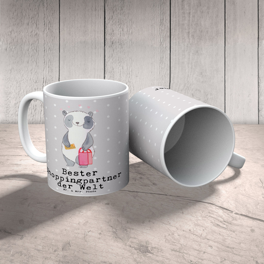 Tasse Panda Bester Shoppingpartner der Welt Tasse, Kaffeetasse, Teetasse, Becher, Kaffeebecher, Teebecher, Keramiktasse, Porzellantasse, Büro Tasse, Geschenk Tasse, Tasse Sprüche, Tasse Motive, Kaffeetassen, Tasse bedrucken, Designer Tasse, Cappuccino Tassen, Schöne Teetassen, für, Dankeschön, Geschenk, Schenken, Geburtstag, Geburtstagsgeschenk, Geschenkidee, Danke, Bedanken, Mitbringsel, Freude machen, Geschenktipp, Shoppingpartner, Shoppen, Begleitung, Partner, Freundin, Freund, bff, Shopping, Einkaufen, Shopping-Queen, Queen, Bester