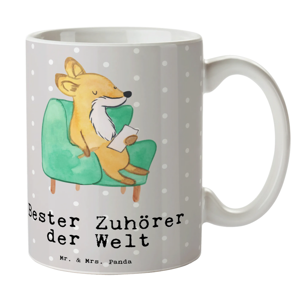 Tasse Fuchs Bester Zuhörer der Welt Tasse, Kaffeetasse, Teetasse, Becher, Kaffeebecher, Teebecher, Keramiktasse, Porzellantasse, Büro Tasse, Geschenk Tasse, Tasse Sprüche, Tasse Motive, Kaffeetassen, Tasse bedrucken, Designer Tasse, Cappuccino Tassen, Schöne Teetassen, für, Dankeschön, Geschenk, Schenken, Geburtstag, Geburtstagsgeschenk, Geschenkidee, Danke, Bedanken, Mitbringsel, Freude machen, Geschenktipp, Zuhörer, Freund, Freundin, offenes Ohr, Hilfsbereit, Hilfe