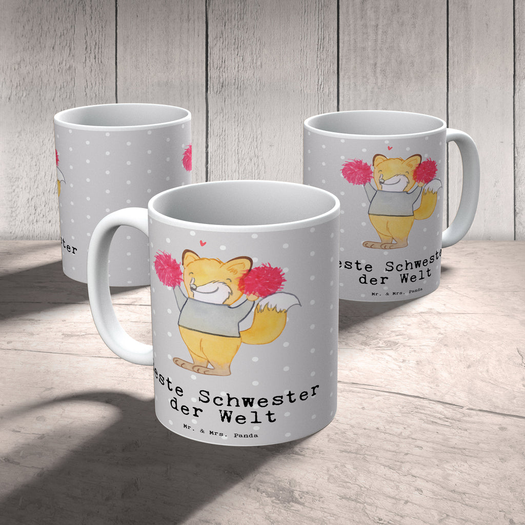 Tasse Fuchs Beste Schwester der Welt Tasse, Kaffeetasse, Teetasse, Becher, Kaffeebecher, Teebecher, Keramiktasse, Porzellantasse, Büro Tasse, Geschenk Tasse, Tasse Sprüche, Tasse Motive, Kaffeetassen, Tasse bedrucken, Designer Tasse, Cappuccino Tassen, Schöne Teetassen, für, Dankeschön, Geschenk, Schenken, Geburtstag, Geburtstagsgeschenk, Geschenkidee, Danke, Bedanken, Mitbringsel, Freude machen, Geschenktipp, Schwester, Geschwister, Schwesterherz, Sister, Familie, Kleinigkeit, Beste, Tochter