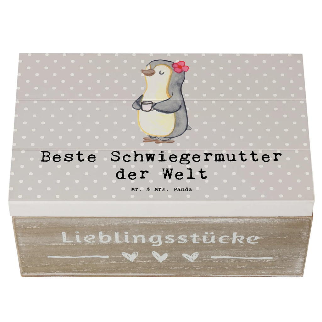 Holzkiste Pinguin Beste Schwiegermutter der Welt Holzkiste, Kiste, Schatzkiste, Truhe, Schatulle, XXL, Erinnerungsbox, Erinnerungskiste, Dekokiste, Aufbewahrungsbox, Geschenkbox, Geschenkdose, für, Dankeschön, Geschenk, Schenken, Geburtstag, Geburtstagsgeschenk, Geschenkidee, Danke, Bedanken, Mitbringsel, Freude machen, Geschenktipp, Schwiegermutter, Schwiegermama, Schwiegereltern, Mama, Mutter, Mutter des Ehepartners, angeheiratet