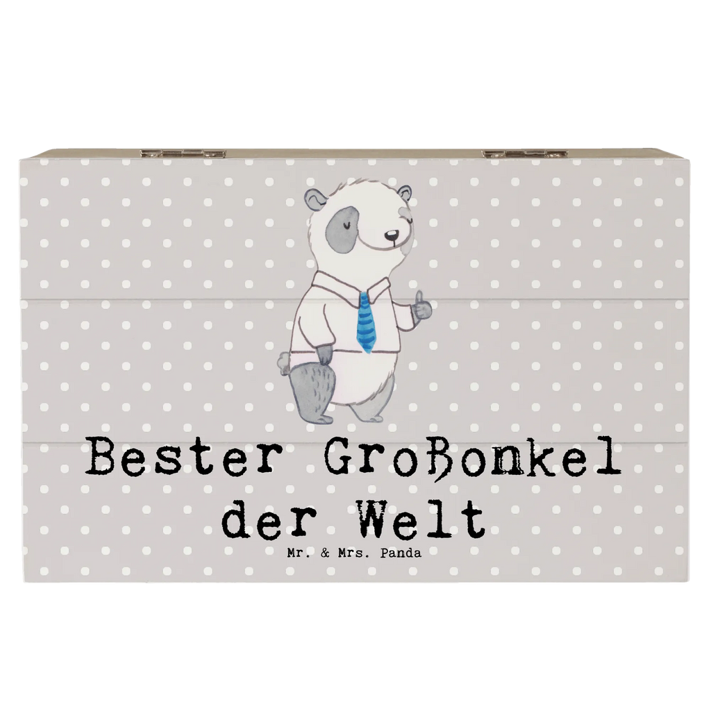 Holzkiste Panda Bester Großonkel der Welt Holzkiste, Kiste, Schatzkiste, Truhe, Schatulle, XXL, Erinnerungsbox, Erinnerungskiste, Dekokiste, Aufbewahrungsbox, Geschenkbox, Geschenkdose, für, Dankeschön, Geschenk, Schenken, Geburtstag, Geburtstagsgeschenk, Geschenkidee, Danke, Bedanken, Mitbringsel, Freude machen, Geschenktipp, Großonkel, Onkel