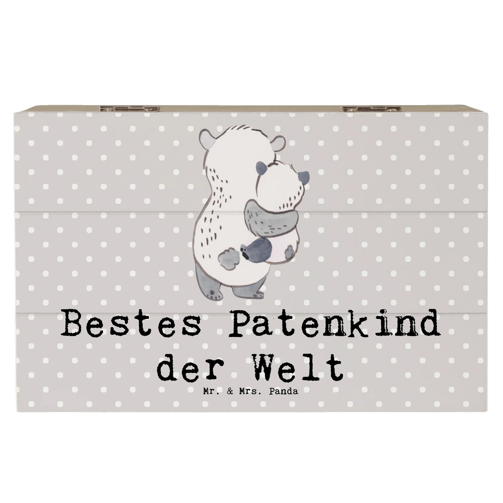 Holzkiste Panda Bestes Patenkind der Welt Holzkiste, Kiste, Schatzkiste, Truhe, Schatulle, XXL, Erinnerungsbox, Erinnerungskiste, Dekokiste, Aufbewahrungsbox, Geschenkbox, Geschenkdose, für, Dankeschön, Geschenk, Schenken, Geburtstag, Geburtstagsgeschenk, Geschenkidee, Danke, Bedanken, Mitbringsel, Freude machen, Geschenktipp, Patenkind, Paten Kind, Pate, Taufe, Taufgeschenk, Patenonkel, Patentante, Tauffeier, Täufling, Nichte, Neffe