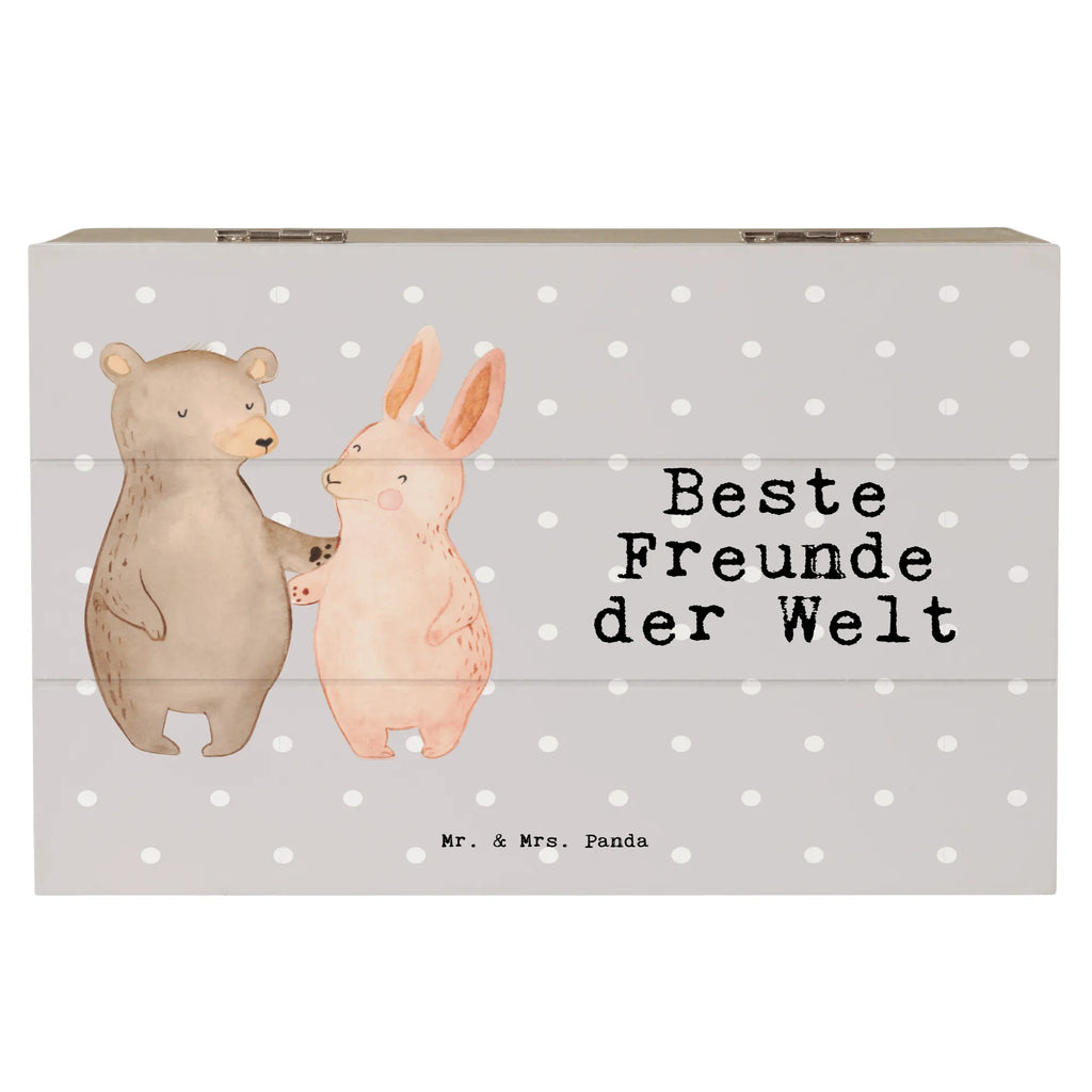 Holzkiste Hase Beste Freunde der Welt Holzkiste, Kiste, Schatzkiste, Truhe, Schatulle, XXL, Erinnerungsbox, Erinnerungskiste, Dekokiste, Aufbewahrungsbox, Geschenkbox, Geschenkdose, für, Dankeschön, Geschenk, Schenken, Geburtstag, Geburtstagsgeschenk, Geschenkidee, Danke, Bedanken, Mitbringsel, Freude machen, Geschenktipp, Freunde, best friends, Freundschaft, Freundin, Freund, Clique, Kumpel, bae, bff