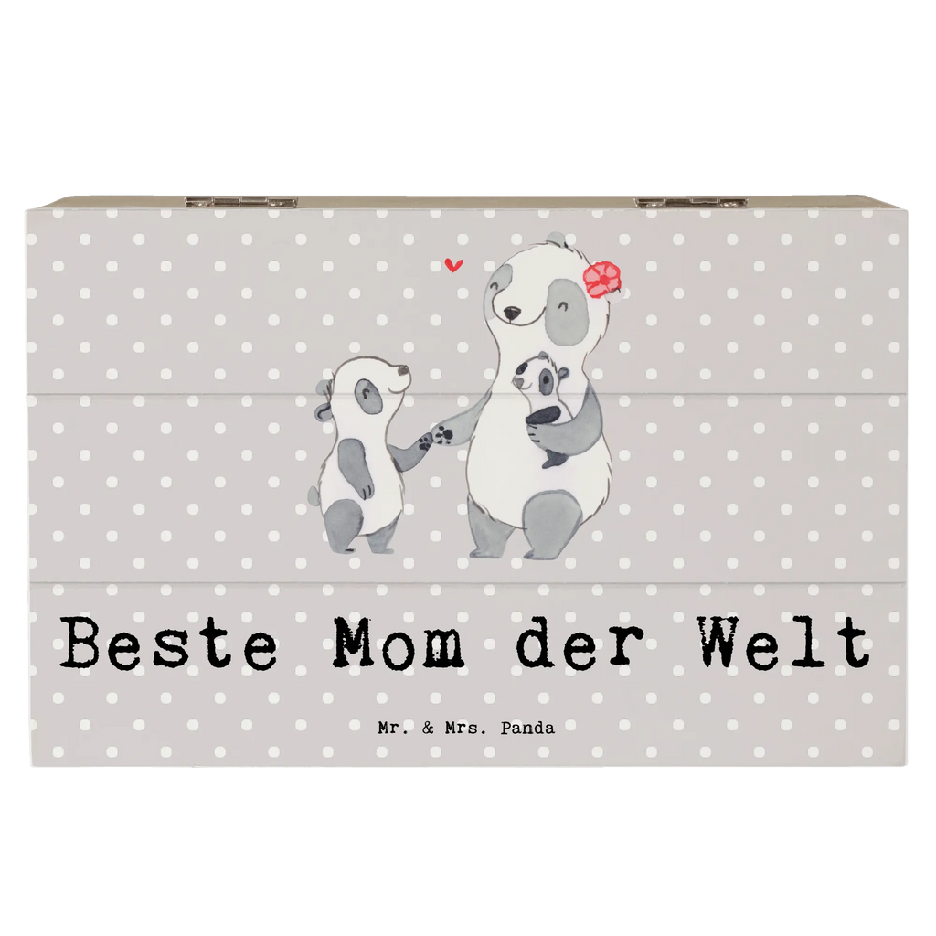 Holzkiste Panda Beste Mom der Welt Holzkiste, Kiste, Schatzkiste, Truhe, Schatulle, XXL, Erinnerungsbox, Erinnerungskiste, Dekokiste, Aufbewahrungsbox, Geschenkbox, Geschenkdose, für, Dankeschön, Geschenk, Schenken, Geburtstag, Geburtstagsgeschenk, Geschenkidee, Danke, Bedanken, Mitbringsel, Freude machen, Geschenktipp, Mom, Mommy, Mama, Mami, Mutter, Muttertag, Mutti, Ma, Tochter, Sohn, Beste Mama, Beste, Supermama