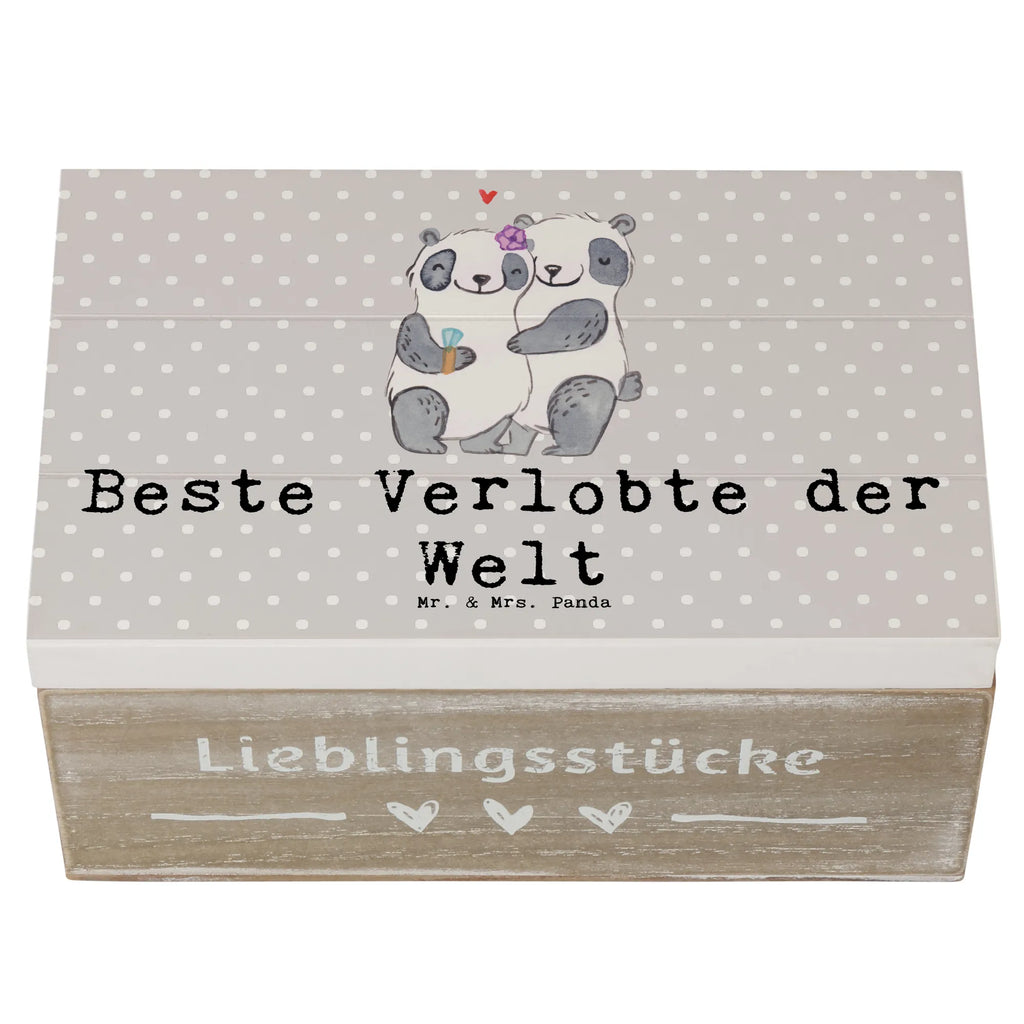 Holzkiste Panda Beste Verlobte der Welt Holzkiste, Kiste, Schatzkiste, Truhe, Schatulle, XXL, Erinnerungsbox, Erinnerungskiste, Dekokiste, Aufbewahrungsbox, Geschenkbox, Geschenkdose, für, Dankeschön, Geschenk, Schenken, Geburtstag, Geburtstagsgeschenk, Geschenkidee, Danke, Bedanken, Mitbringsel, Freude machen, Geschenktipp, Verlobte, Verloben, Verlobung, Traumfrau, Frau, Freundin, Ehefrau, Zukünftige, Hochzeit, Ehe