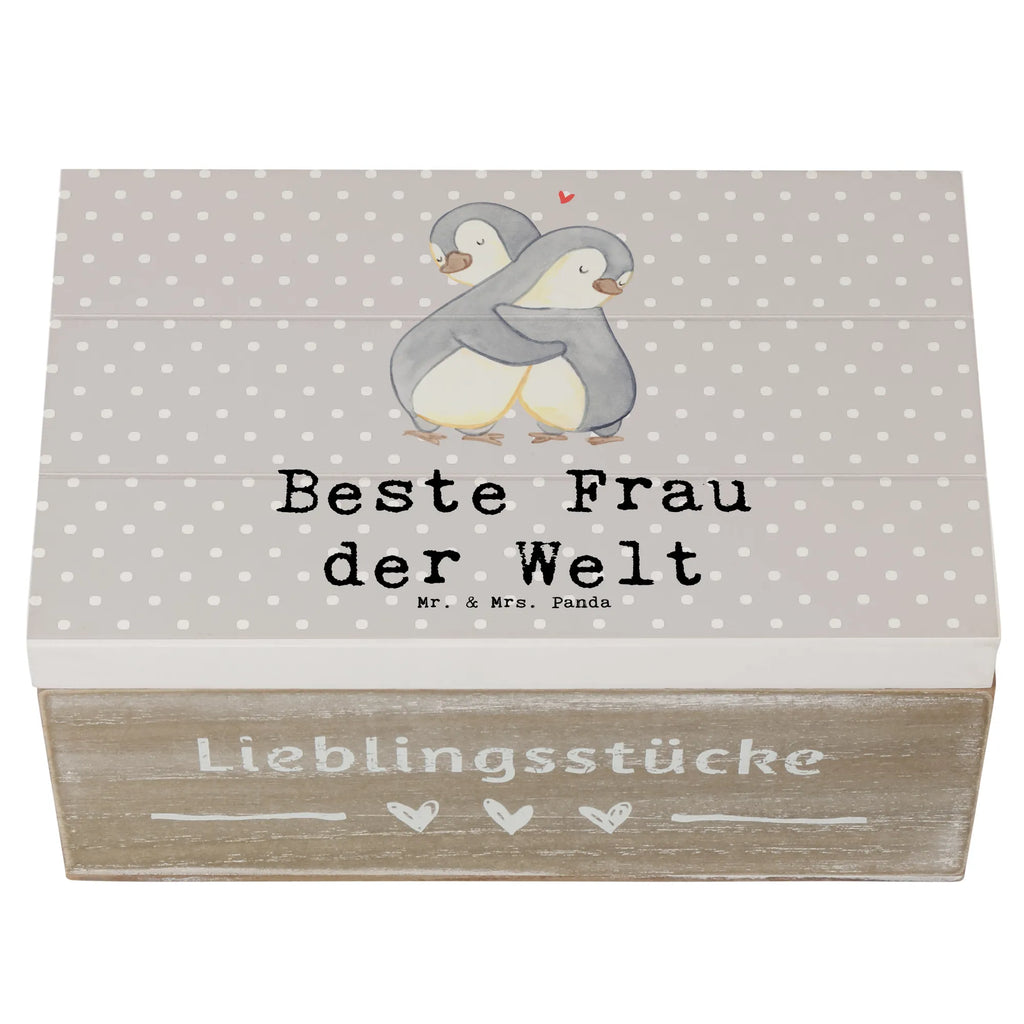 Holzkiste Pinguin Beste Frau der Welt Holzkiste, Kiste, Schatzkiste, Truhe, Schatulle, XXL, Erinnerungsbox, Erinnerungskiste, Dekokiste, Aufbewahrungsbox, Geschenkbox, Geschenkdose, für, Dankeschön, Geschenk, Schenken, Geburtstag, Geburtstagsgeschenk, Geschenkidee, Danke, Bedanken, Mitbringsel, Freude machen, Geschenktipp, Beste, Frau, Ehefrau, Partnerin, Freundin, Traumfrau, Liebling, Ehepartner, Ehe, Gattin, Lebensgefährtin, Braut, Kleinigkeit