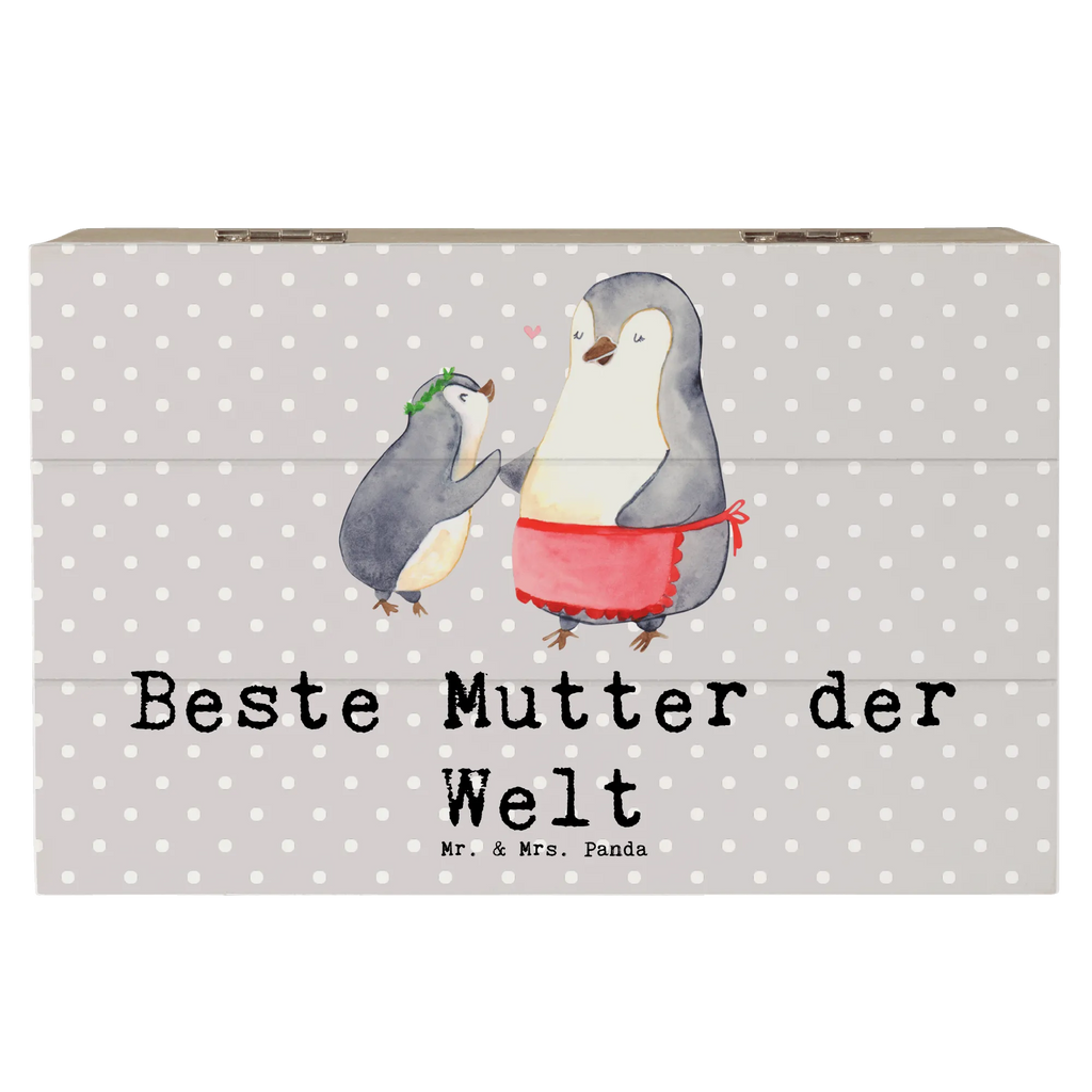 Holzkiste Pinguin Beste Mutter der Welt Holzkiste, Kiste, Schatzkiste, Truhe, Schatulle, XXL, Erinnerungsbox, Erinnerungskiste, Dekokiste, Aufbewahrungsbox, Geschenkbox, Geschenkdose, für, Dankeschön, Geschenk, Schenken, Geburtstag, Geburtstagsgeschenk, Geschenkidee, Danke, Bedanken, Mitbringsel, Freude machen, Geschenktipp, Mama, Mami, Mutter, Muttertag, Mutti, Ma, Tochter, Sohn, Beste Mama, Beste, Supermama