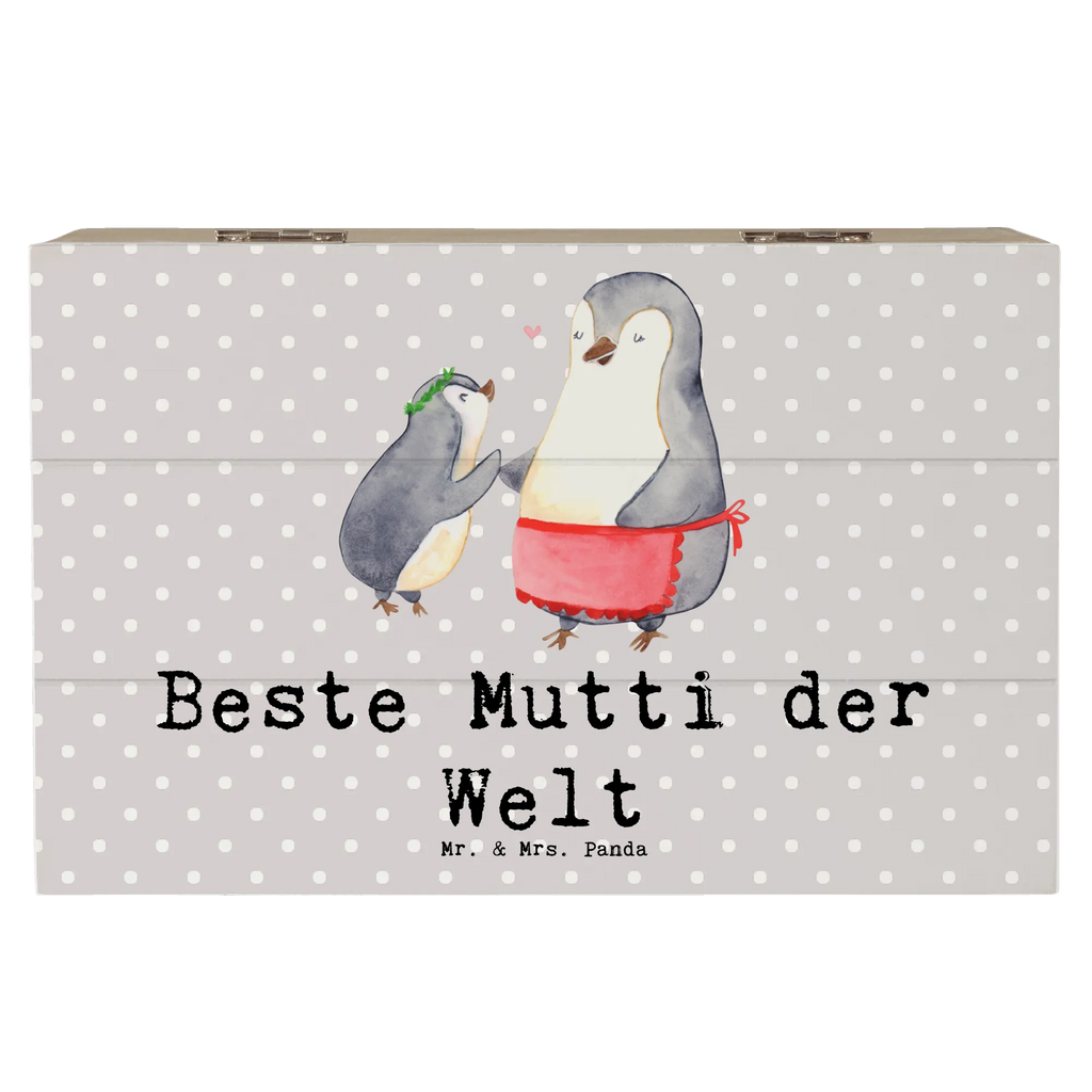 Holzkiste Pinguin Beste Mutti der Welt Holzkiste, Kiste, Schatzkiste, Truhe, Schatulle, XXL, Erinnerungsbox, Erinnerungskiste, Dekokiste, Aufbewahrungsbox, Geschenkbox, Geschenkdose, für, Dankeschön, Geschenk, Schenken, Geburtstag, Geburtstagsgeschenk, Geschenkidee, Danke, Bedanken, Mitbringsel, Freude machen, Geschenktipp, Mama, Mami, Mutter, Muttertag, Mutti, Ma, Tochter, Sohn, Beste Mama, Beste, Supermama