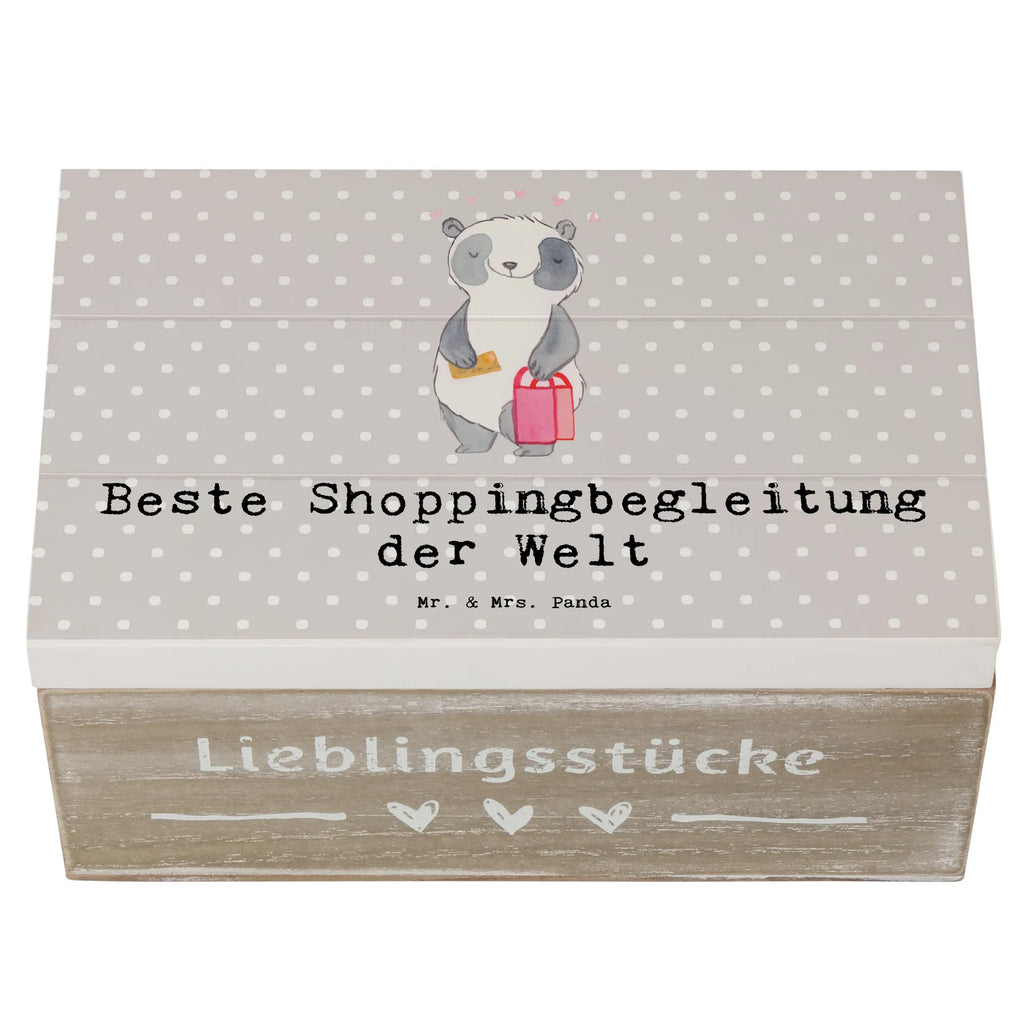 Holzkiste Panda Beste Shoppingbegleitung der Welt Holzkiste, Kiste, Schatzkiste, Truhe, Schatulle, XXL, Erinnerungsbox, Erinnerungskiste, Dekokiste, Aufbewahrungsbox, Geschenkbox, Geschenkdose, für, Dankeschön, Geschenk, Schenken, Geburtstag, Geburtstagsgeschenk, Geschenkidee, Danke, Bedanken, Mitbringsel, Freude machen, Geschenktipp, Shoppingbegleitung, Shoppingpartner, Begleitung, Shoppen, Partner, Freundin, Freund, bff, Shopping, Einkaufen, Shopping-Queen, Queen, Bester