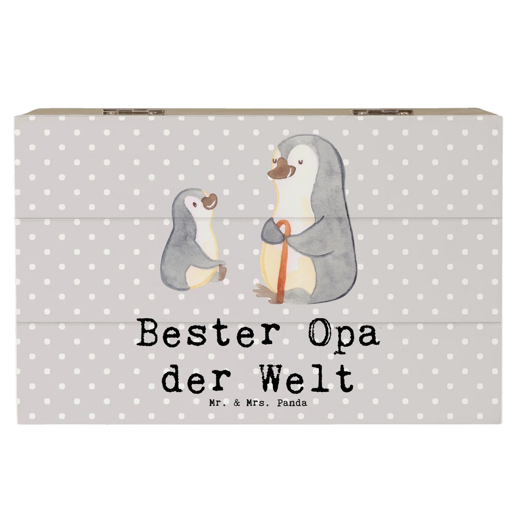 Holzkiste Pinguin Bester Opa der Welt Holzkiste, Kiste, Schatzkiste, Truhe, Schatulle, XXL, Erinnerungsbox, Erinnerungskiste, Dekokiste, Aufbewahrungsbox, Geschenkbox, Geschenkdose, für, Dankeschön, Geschenk, Schenken, Geburtstag, Geburtstagsgeschenk, Geschenkidee, Danke, Bedanken, Mitbringsel, Freude machen, Geschenktipp, Großvater, Grossvater, Opa, Opi. Großpapa, Großeltern, Enkel, Enkelin, Enkelkind, Kleinigkeit, Oppa, Oppi, Bester