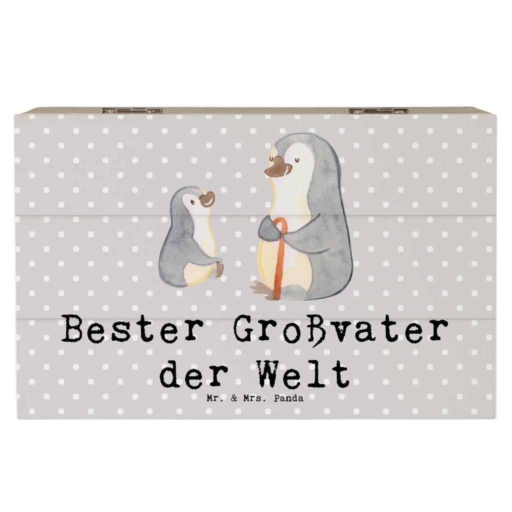 Holzkiste Pinguin Bester Großvater der Welt Holzkiste, Kiste, Schatzkiste, Truhe, Schatulle, XXL, Erinnerungsbox, Erinnerungskiste, Dekokiste, Aufbewahrungsbox, Geschenkbox, Geschenkdose, für, Dankeschön, Geschenk, Schenken, Geburtstag, Geburtstagsgeschenk, Geschenkidee, Danke, Bedanken, Mitbringsel, Freude machen, Geschenktipp, Großvater, Grossvater, Opa, Opi. Großpapa, Großeltern, Enkel, Enkelin, Enkelkind, Kleinigkeit, Oppa, Oppi, Bester