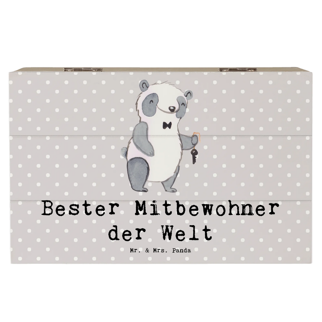 Holzkiste Panda Bester Mitbewohner der Welt Holzkiste, Kiste, Schatzkiste, Truhe, Schatulle, XXL, Erinnerungsbox, Erinnerungskiste, Dekokiste, Aufbewahrungsbox, Geschenkbox, Geschenkdose, für, Dankeschön, Geschenk, Schenken, Geburtstag, Geburtstagsgeschenk, Geschenkidee, Danke, Bedanken, Mitbringsel, Freude machen, Geschenktipp, Mitbewohner, WG, Zimmernachbar, Wohngemeinschaft, WG-Bewohner, Zimmerkollege, Zimmergenosse, Stubenkamerad