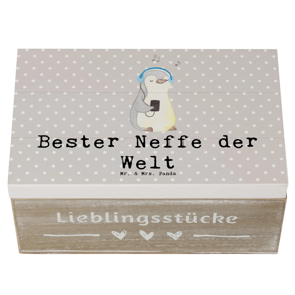 Holzkiste Pinguin Bester Neffe der Welt Holzkiste, Kiste, Schatzkiste, Truhe, Schatulle, XXL, Erinnerungsbox, Erinnerungskiste, Dekokiste, Aufbewahrungsbox, Geschenkbox, Geschenkdose, für, Dankeschön, Geschenk, Schenken, Geburtstag, Geburtstagsgeschenk, Geschenkidee, Danke, Bedanken, Mitbringsel, Freude machen, Geschenktipp, Neffe, Onkel, Tante, Patentante, Patentonkel, Patenkind, Taufe, Sohn der Schwester, Sohn des Bruders, Bester