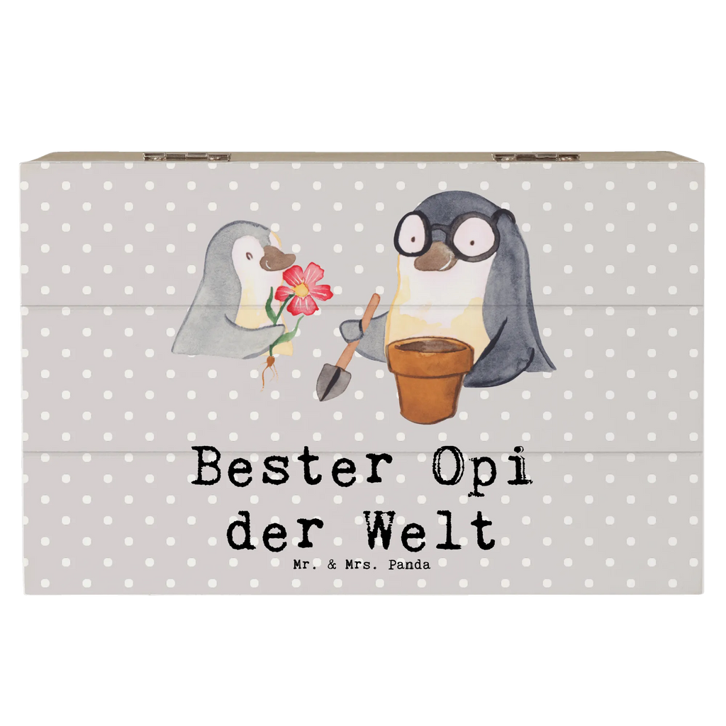 Holzkiste Pinguin Bester Opi der Welt Holzkiste, Kiste, Schatzkiste, Truhe, Schatulle, XXL, Erinnerungsbox, Erinnerungskiste, Dekokiste, Aufbewahrungsbox, Geschenkbox, Geschenkdose, für, Dankeschön, Geschenk, Schenken, Geburtstag, Geburtstagsgeschenk, Geschenkidee, Danke, Bedanken, Mitbringsel, Freude machen, Geschenktipp, Großvater, Grossvater, Opa, Opi. Großpapa, Großeltern, Nichte, Neffe, Kleinigkeit, Oppa, Oppi, Bester