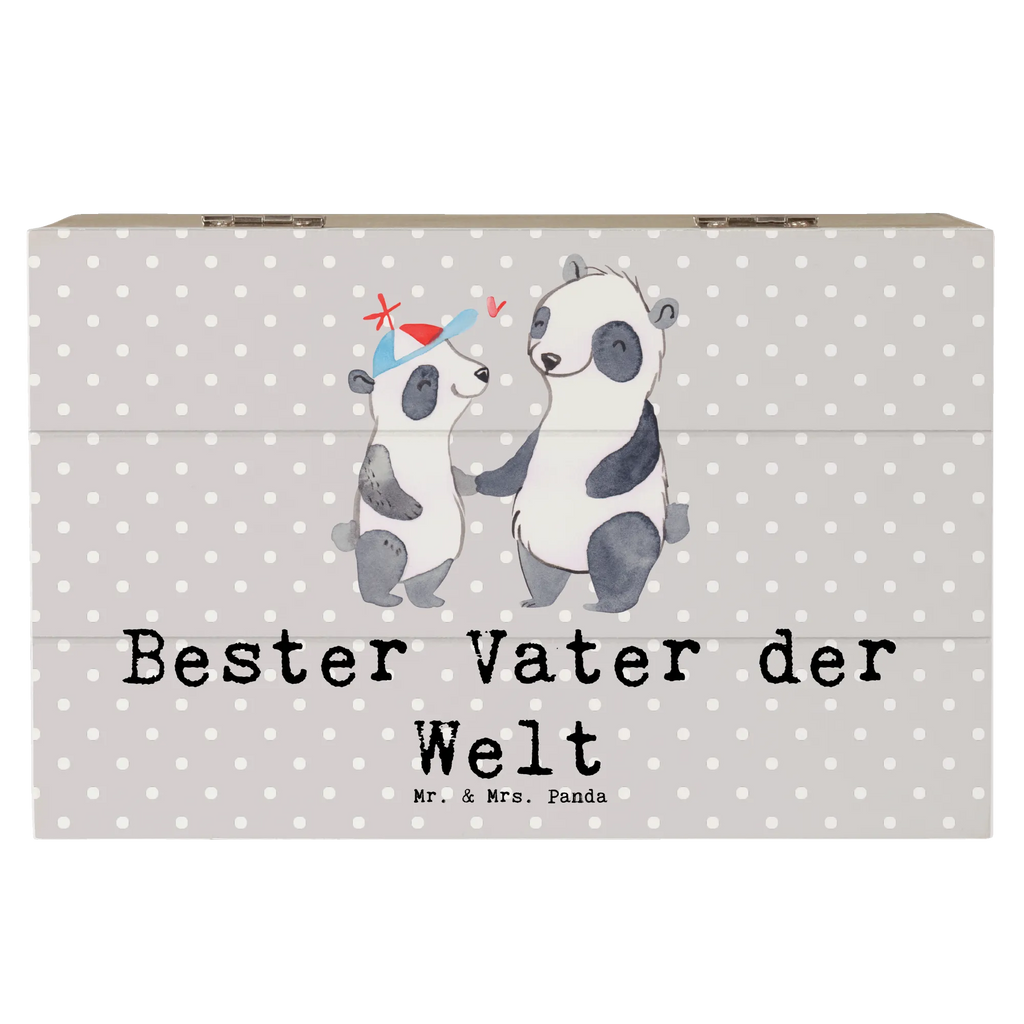 Holzkiste Panda Bester Vater der Welt Holzkiste, Kiste, Schatzkiste, Truhe, Schatulle, XXL, Erinnerungsbox, Erinnerungskiste, Dekokiste, Aufbewahrungsbox, Geschenkbox, Geschenkdose, für, Dankeschön, Geschenk, Schenken, Geburtstag, Geburtstagsgeschenk, Geschenkidee, Danke, Bedanken, Mitbringsel, Freude machen, Geschenktipp, Vater, Papa, Dad, Daddy, Paps, Papi, Vati, Eltern, Geschenk Vater, Mann, Familie, Bester, Kleinigkeit