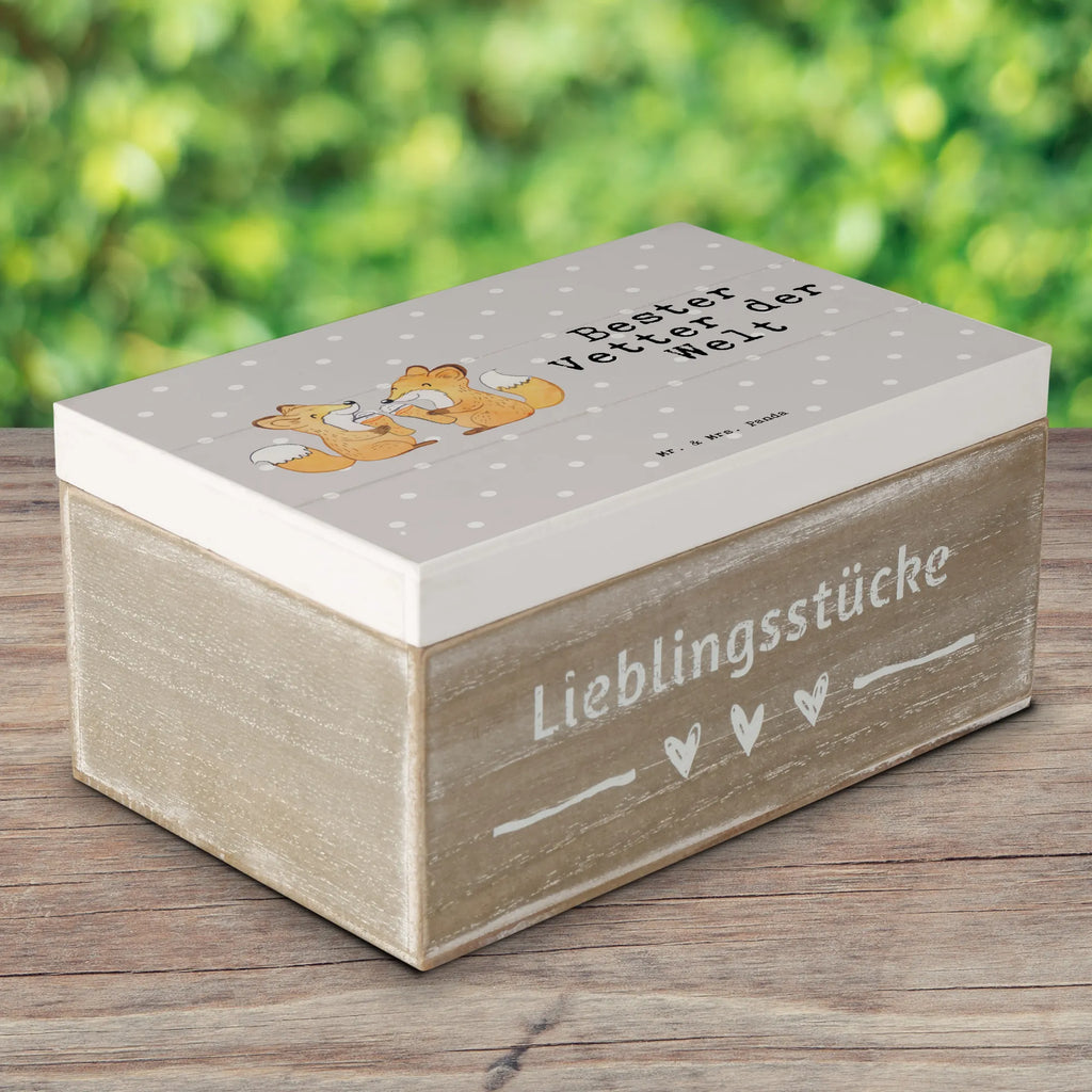 Holzkiste Fuchs Bester Vetter der Welt Holzkiste, Kiste, Schatzkiste, Truhe, Schatulle, XXL, Erinnerungsbox, Erinnerungskiste, Dekokiste, Aufbewahrungsbox, Geschenkbox, Geschenkdose, für, Dankeschön, Geschenk, Schenken, Geburtstag, Geburtstagsgeschenk, Geschenkidee, Danke, Bedanken, Mitbringsel, Freude machen, Geschenktipp, Vetter, Cousin, Kousin, Sohn von Onkel, Sohn von Tante, Familie, Verwandtschaft, Cousine