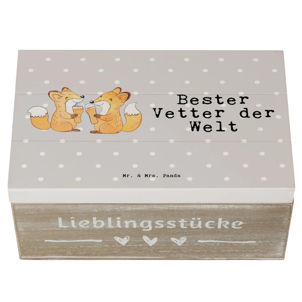 Holzkiste Fuchs Bester Vetter der Welt Holzkiste, Kiste, Schatzkiste, Truhe, Schatulle, XXL, Erinnerungsbox, Erinnerungskiste, Dekokiste, Aufbewahrungsbox, Geschenkbox, Geschenkdose, für, Dankeschön, Geschenk, Schenken, Geburtstag, Geburtstagsgeschenk, Geschenkidee, Danke, Bedanken, Mitbringsel, Freude machen, Geschenktipp, Vetter, Cousin, Kousin, Sohn von Onkel, Sohn von Tante, Familie, Verwandtschaft, Cousine