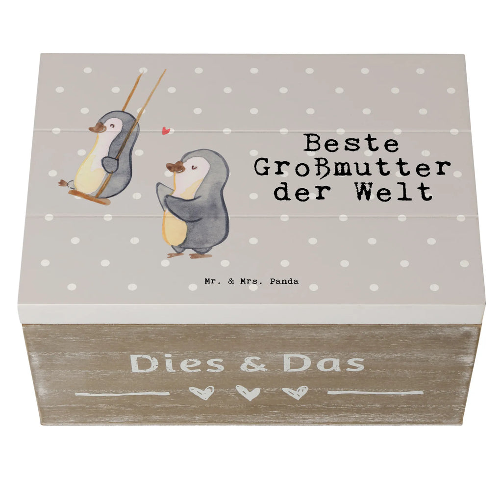 Holzkiste Pinguin Beste Großmutter der Welt Holzkiste, Kiste, Schatzkiste, Truhe, Schatulle, XXL, Erinnerungsbox, Erinnerungskiste, Dekokiste, Aufbewahrungsbox, Geschenkbox, Geschenkdose, für, Dankeschön, Geschenk, Schenken, Geburtstag, Geburtstagsgeschenk, Geschenkidee, Danke, Bedanken, Mitbringsel, Freude machen, Geschenktipp, Großmutter, Omi, Oma, Oma geworden, Grosseltern