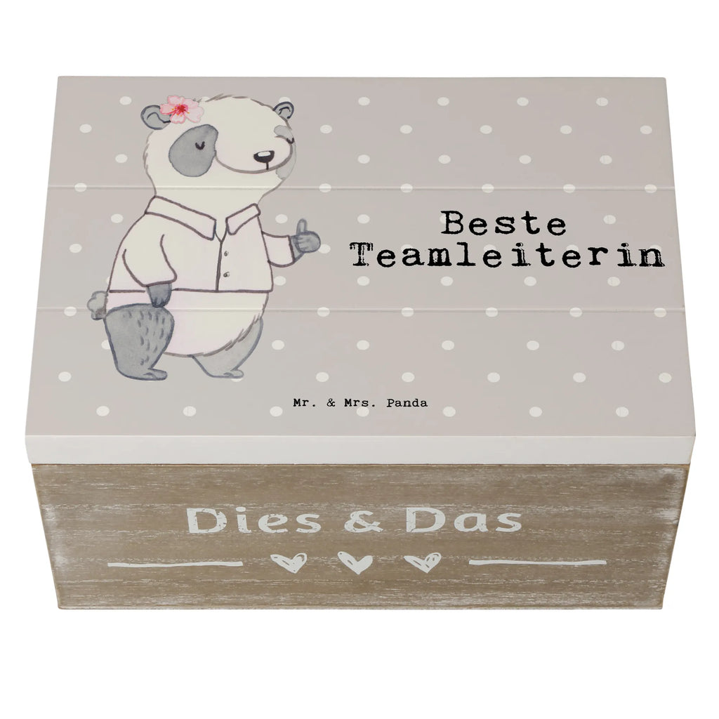 Holzkiste Panda Beste Teamleiterin Holzkiste, Kiste, Schatzkiste, Truhe, Schatulle, XXL, Erinnerungsbox, Erinnerungskiste, Dekokiste, Aufbewahrungsbox, Geschenkbox, Geschenkdose, für, Dankeschön, Geschenk, Schenken, Geburtstag, Geburtstagsgeschenk, Geschenkidee, Danke, Bedanken, Mitbringsel, Freude machen, Geschenktipp, Teamleiterin, Seminarleiterin, Gruppenleiterin, Leiterin, Kollegin, Chefin, Vorgesetzte, Abschied, Abschiedsgeschenk, Ruhestand