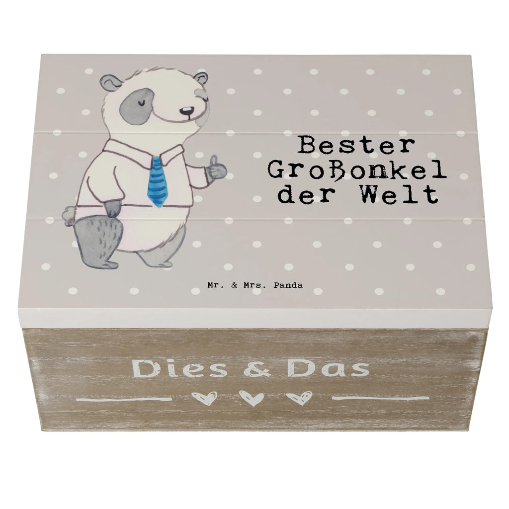 Holzkiste Panda Bester Großonkel der Welt Holzkiste, Kiste, Schatzkiste, Truhe, Schatulle, XXL, Erinnerungsbox, Erinnerungskiste, Dekokiste, Aufbewahrungsbox, Geschenkbox, Geschenkdose, für, Dankeschön, Geschenk, Schenken, Geburtstag, Geburtstagsgeschenk, Geschenkidee, Danke, Bedanken, Mitbringsel, Freude machen, Geschenktipp, Großonkel, Onkel