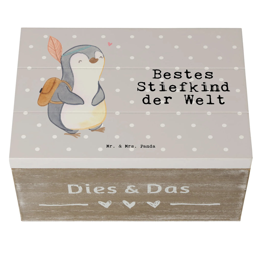 Holzkiste Pinguin Bestes Stiefkind der Welt Holzkiste, Kiste, Schatzkiste, Truhe, Schatulle, XXL, Erinnerungsbox, Erinnerungskiste, Dekokiste, Aufbewahrungsbox, Geschenkbox, Geschenkdose, für, Dankeschön, Geschenk, Schenken, Geburtstag, Geburtstagsgeschenk, Geschenkidee, Danke, Bedanken, Mitbringsel, Freude machen, Geschenktipp, Stiefkind, angeheiratet, Kinder, Kind, Kid, Kids, Kiddy, Bestes, Tochter, Sohn, Nachwuchs, Geburt, Liebling, Taufe