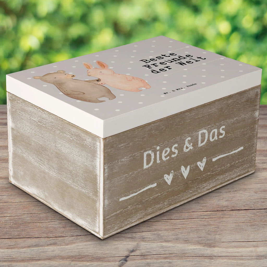 Holzkiste Hase Beste Freunde der Welt Holzkiste, Kiste, Schatzkiste, Truhe, Schatulle, XXL, Erinnerungsbox, Erinnerungskiste, Dekokiste, Aufbewahrungsbox, Geschenkbox, Geschenkdose, für, Dankeschön, Geschenk, Schenken, Geburtstag, Geburtstagsgeschenk, Geschenkidee, Danke, Bedanken, Mitbringsel, Freude machen, Geschenktipp, Freunde, best friends, Freundschaft, Freundin, Freund, Clique, Kumpel, bae, bff