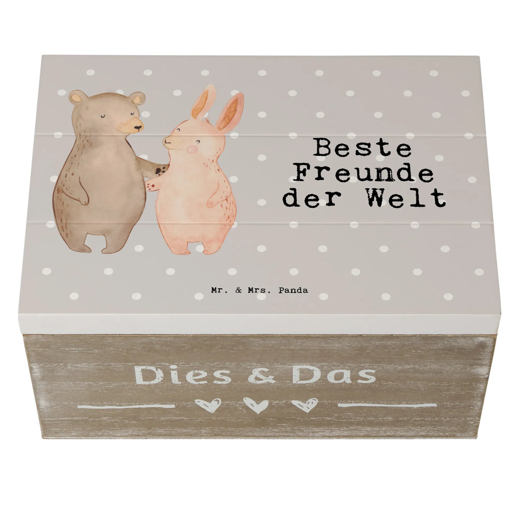 Holzkiste Hase Beste Freunde der Welt Holzkiste, Kiste, Schatzkiste, Truhe, Schatulle, XXL, Erinnerungsbox, Erinnerungskiste, Dekokiste, Aufbewahrungsbox, Geschenkbox, Geschenkdose, für, Dankeschön, Geschenk, Schenken, Geburtstag, Geburtstagsgeschenk, Geschenkidee, Danke, Bedanken, Mitbringsel, Freude machen, Geschenktipp, Freunde, best friends, Freundschaft, Freundin, Freund, Clique, Kumpel, bae, bff