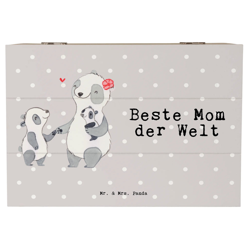 Holzkiste Panda Beste Mom der Welt Holzkiste, Kiste, Schatzkiste, Truhe, Schatulle, XXL, Erinnerungsbox, Erinnerungskiste, Dekokiste, Aufbewahrungsbox, Geschenkbox, Geschenkdose, für, Dankeschön, Geschenk, Schenken, Geburtstag, Geburtstagsgeschenk, Geschenkidee, Danke, Bedanken, Mitbringsel, Freude machen, Geschenktipp, Mom, Mommy, Mama, Mami, Mutter, Muttertag, Mutti, Ma, Tochter, Sohn, Beste Mama, Beste, Supermama