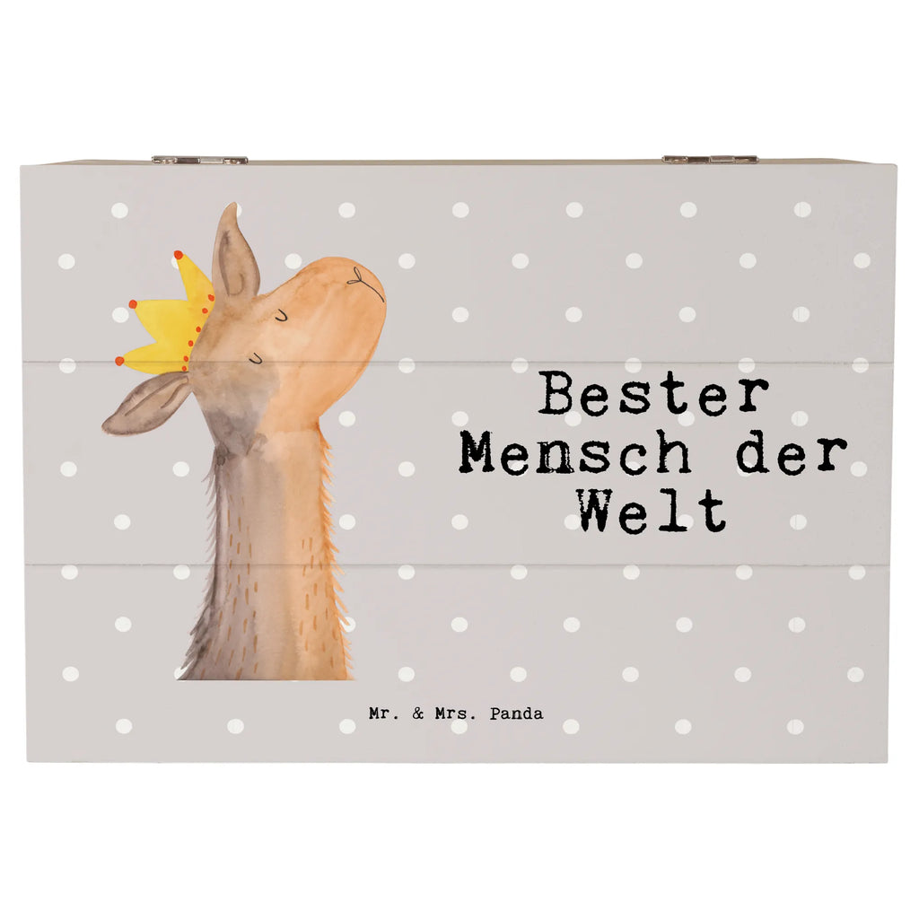 Holzkiste Lama Bester Mensch der Welt Holzkiste, Kiste, Schatzkiste, Truhe, Schatulle, XXL, Erinnerungsbox, Erinnerungskiste, Dekokiste, Aufbewahrungsbox, Geschenkbox, Geschenkdose, für, Dankeschön, Geschenk, Schenken, Geburtstag, Geburtstagsgeschenk, Geschenkidee, Danke, Bedanken, Mitbringsel, Freude machen, Geschenktipp, Lieblingsmensch, Liebling, Lieblings Mensch, tollster Mensch, Vorbild, Partner, Ehemann, Ehefrau, Liebe, Valentinstag