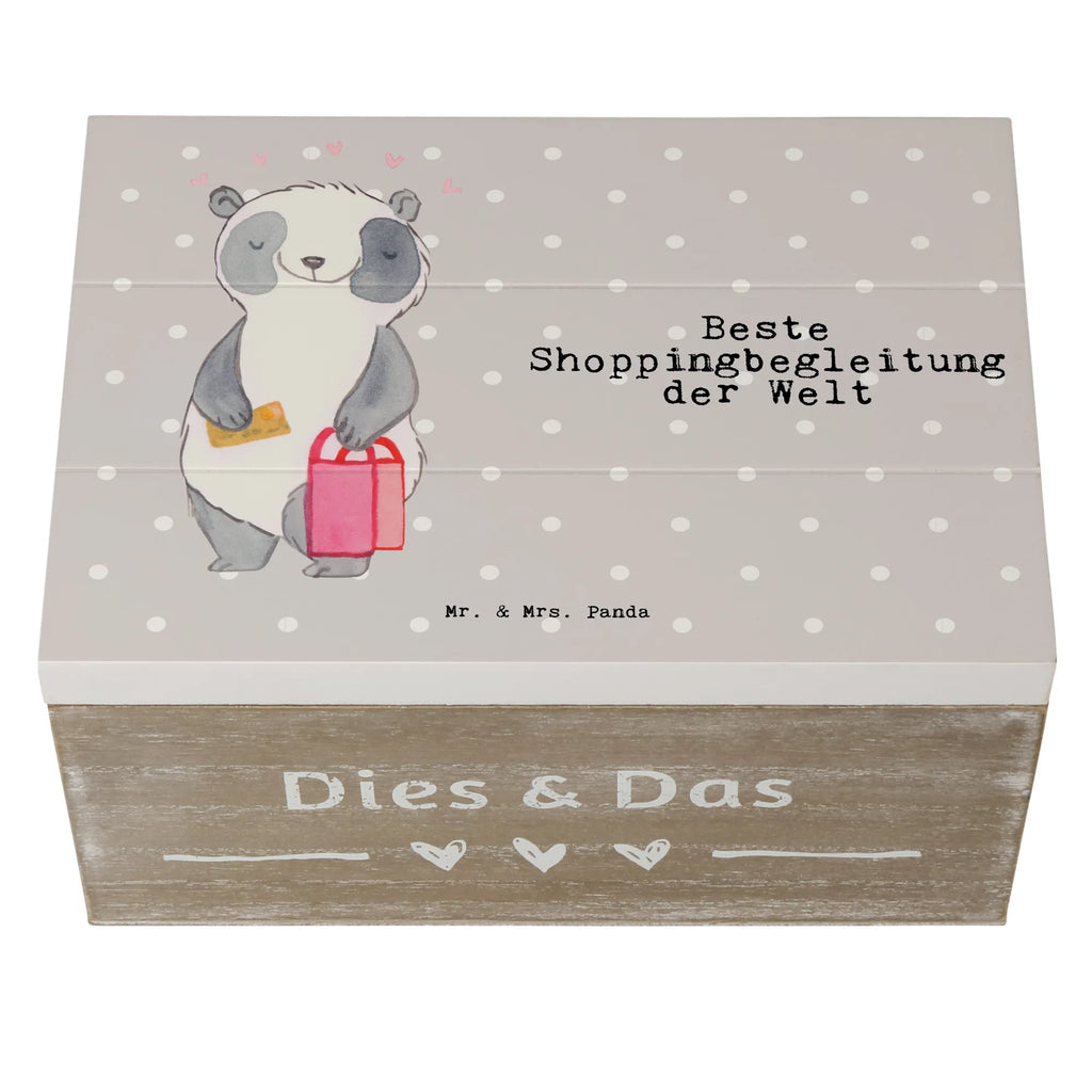 Holzkiste Panda Beste Shoppingbegleitung der Welt Holzkiste, Kiste, Schatzkiste, Truhe, Schatulle, XXL, Erinnerungsbox, Erinnerungskiste, Dekokiste, Aufbewahrungsbox, Geschenkbox, Geschenkdose, für, Dankeschön, Geschenk, Schenken, Geburtstag, Geburtstagsgeschenk, Geschenkidee, Danke, Bedanken, Mitbringsel, Freude machen, Geschenktipp, Shoppingbegleitung, Shoppingpartner, Begleitung, Shoppen, Partner, Freundin, Freund, bff, Shopping, Einkaufen, Shopping-Queen, Queen, Bester