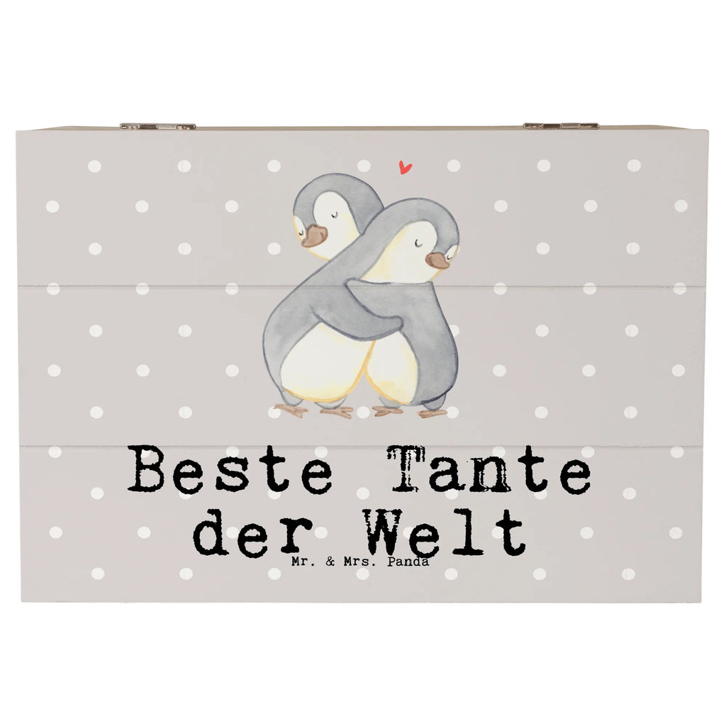 Holzkiste Pinguin Beste Tante der Welt Holzkiste, Kiste, Schatzkiste, Truhe, Schatulle, XXL, Erinnerungsbox, Erinnerungskiste, Dekokiste, Aufbewahrungsbox, Geschenkbox, Geschenkdose, für, Dankeschön, Geschenk, Schenken, Geburtstag, Geburtstagsgeschenk, Geschenkidee, Danke, Bedanken, Mitbringsel, Freude machen, Geschenktipp, Tante, Patentante, Paten Tante, Lieblingstante, Taufpartner, Taufe, Familie, Kleinigkeit, Nichte, Neffe