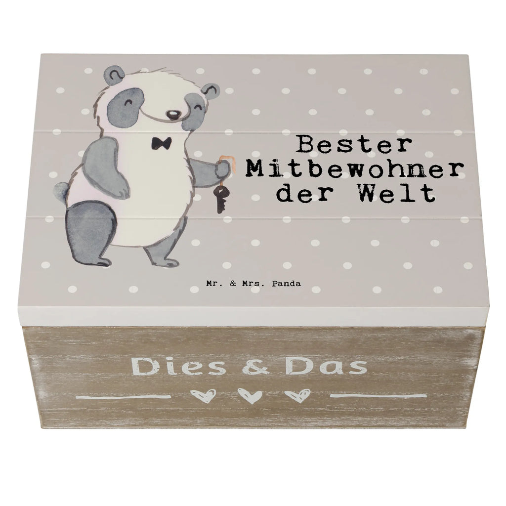 Holzkiste Panda Bester Mitbewohner der Welt Holzkiste, Kiste, Schatzkiste, Truhe, Schatulle, XXL, Erinnerungsbox, Erinnerungskiste, Dekokiste, Aufbewahrungsbox, Geschenkbox, Geschenkdose, für, Dankeschön, Geschenk, Schenken, Geburtstag, Geburtstagsgeschenk, Geschenkidee, Danke, Bedanken, Mitbringsel, Freude machen, Geschenktipp, Mitbewohner, WG, Zimmernachbar, Wohngemeinschaft, WG-Bewohner, Zimmerkollege, Zimmergenosse, Stubenkamerad