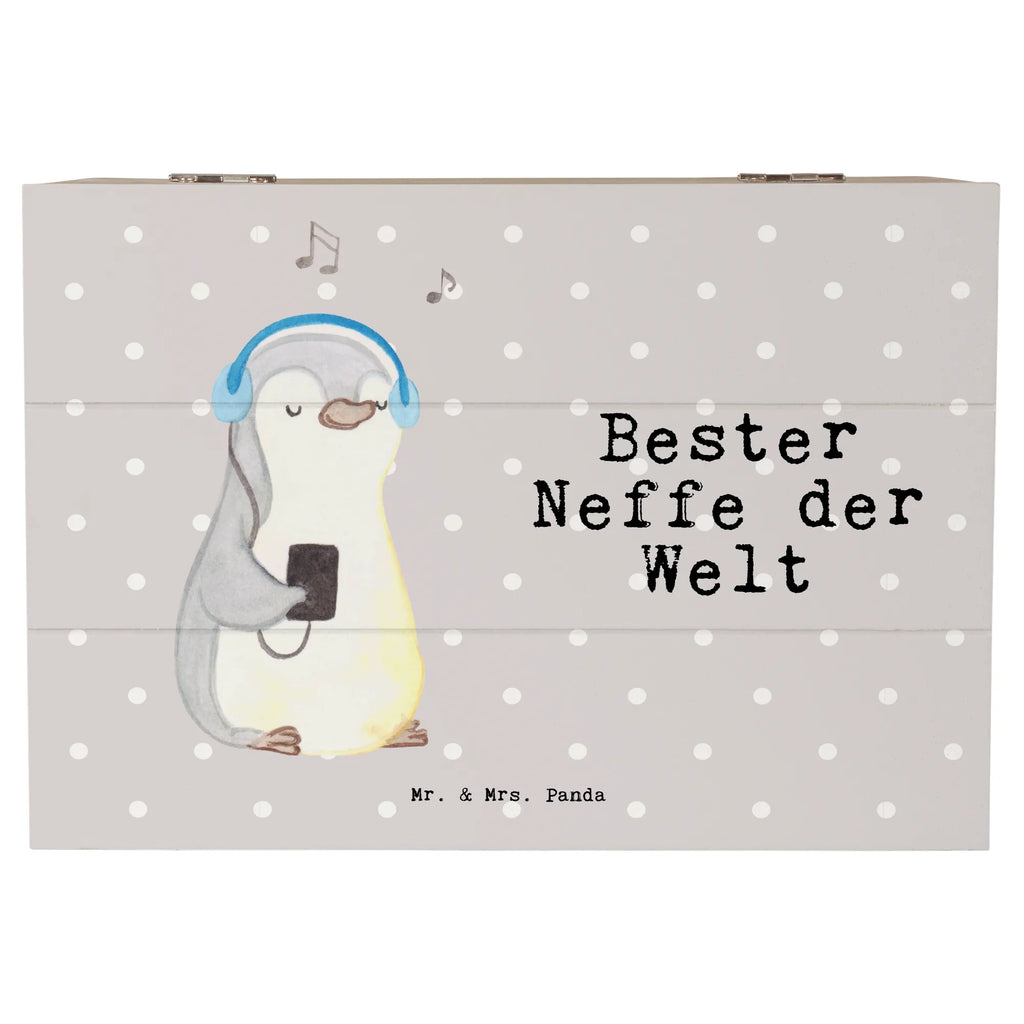 Holzkiste Pinguin Bester Neffe der Welt Holzkiste, Kiste, Schatzkiste, Truhe, Schatulle, XXL, Erinnerungsbox, Erinnerungskiste, Dekokiste, Aufbewahrungsbox, Geschenkbox, Geschenkdose, für, Dankeschön, Geschenk, Schenken, Geburtstag, Geburtstagsgeschenk, Geschenkidee, Danke, Bedanken, Mitbringsel, Freude machen, Geschenktipp, Neffe, Onkel, Tante, Patentante, Patentonkel, Patenkind, Taufe, Sohn der Schwester, Sohn des Bruders, Bester