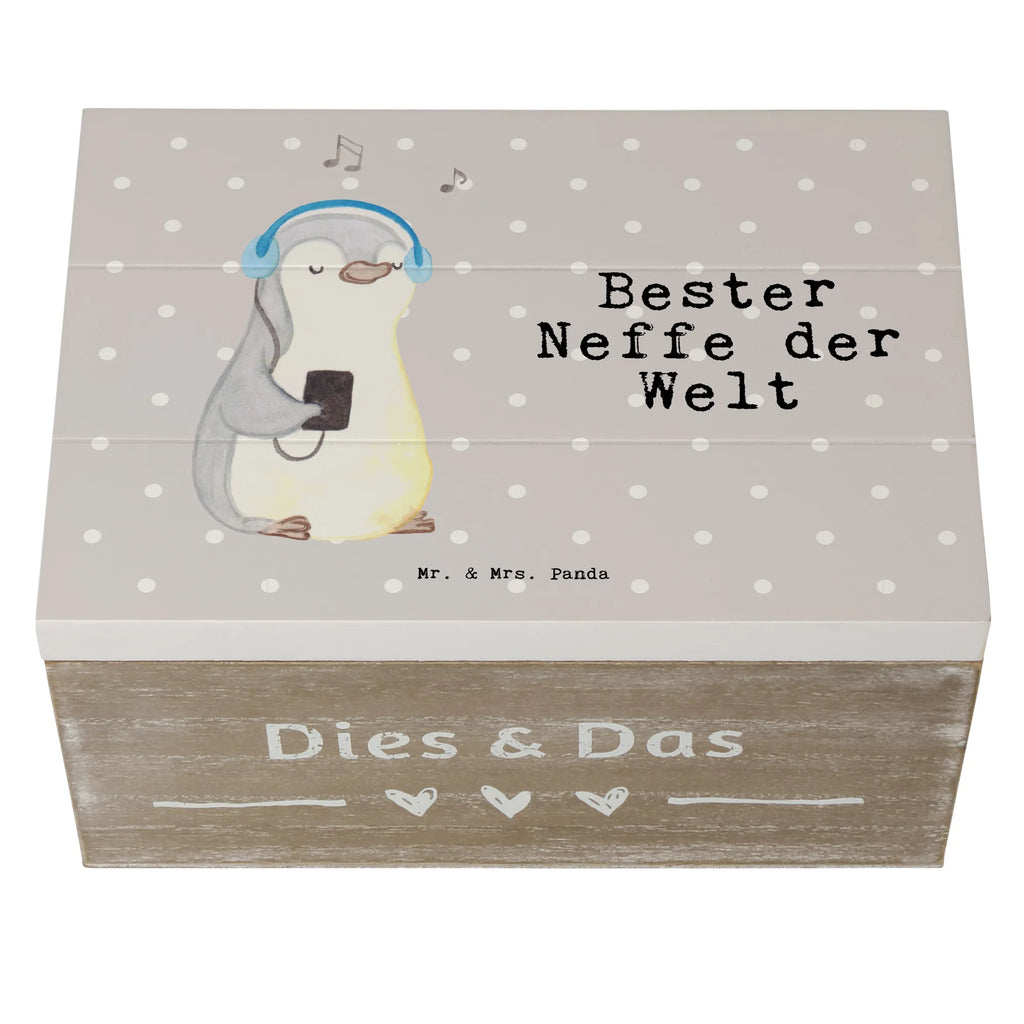 Holzkiste Pinguin Bester Neffe der Welt Holzkiste, Kiste, Schatzkiste, Truhe, Schatulle, XXL, Erinnerungsbox, Erinnerungskiste, Dekokiste, Aufbewahrungsbox, Geschenkbox, Geschenkdose, für, Dankeschön, Geschenk, Schenken, Geburtstag, Geburtstagsgeschenk, Geschenkidee, Danke, Bedanken, Mitbringsel, Freude machen, Geschenktipp, Neffe, Onkel, Tante, Patentante, Patentonkel, Patenkind, Taufe, Sohn der Schwester, Sohn des Bruders, Bester