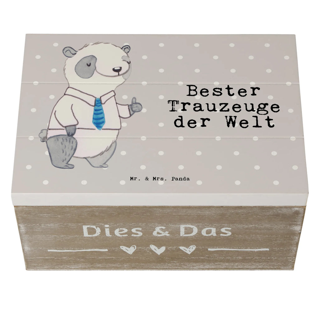 Holzkiste Panda Bester Trauzeuge der Welt Holzkiste, Kiste, Schatzkiste, Truhe, Schatulle, XXL, Erinnerungsbox, Erinnerungskiste, Dekokiste, Aufbewahrungsbox, Geschenkbox, Geschenkdose, für, Dankeschön, Geschenk, Schenken, Geburtstag, Geburtstagsgeschenk, Geschenkidee, Danke, Bedanken, Mitbringsel, Freude machen, Geschenktipp, Trauzeuge, Trauhzeuge, Hochzeit, Heirat, JGA, Trauung, Kirche, Standesamt, Braut, Bräutigam