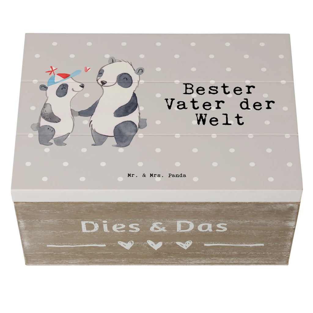 Holzkiste Panda Bester Vater der Welt Holzkiste, Kiste, Schatzkiste, Truhe, Schatulle, XXL, Erinnerungsbox, Erinnerungskiste, Dekokiste, Aufbewahrungsbox, Geschenkbox, Geschenkdose, für, Dankeschön, Geschenk, Schenken, Geburtstag, Geburtstagsgeschenk, Geschenkidee, Danke, Bedanken, Mitbringsel, Freude machen, Geschenktipp, Vater, Papa, Dad, Daddy, Paps, Papi, Vati, Eltern, Geschenk Vater, Mann, Familie, Bester, Kleinigkeit