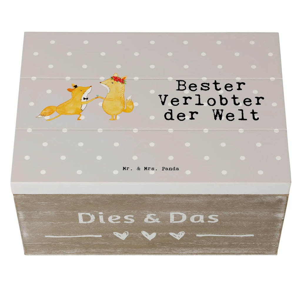 Holzkiste Fuchs Bester Verlobter der Welt Holzkiste, Kiste, Schatzkiste, Truhe, Schatulle, XXL, Erinnerungsbox, Erinnerungskiste, Dekokiste, Aufbewahrungsbox, Geschenkbox, Geschenkdose, für, Dankeschön, Geschenk, Schenken, Geburtstag, Geburtstagsgeschenk, Geschenkidee, Danke, Bedanken, Mitbringsel, Freude machen, Geschenktipp, Verlobter, Verloben, Verlobung, Traummann, Mann, Freund, Ehemann, Zukünftiger, Hochzeit, Ehe