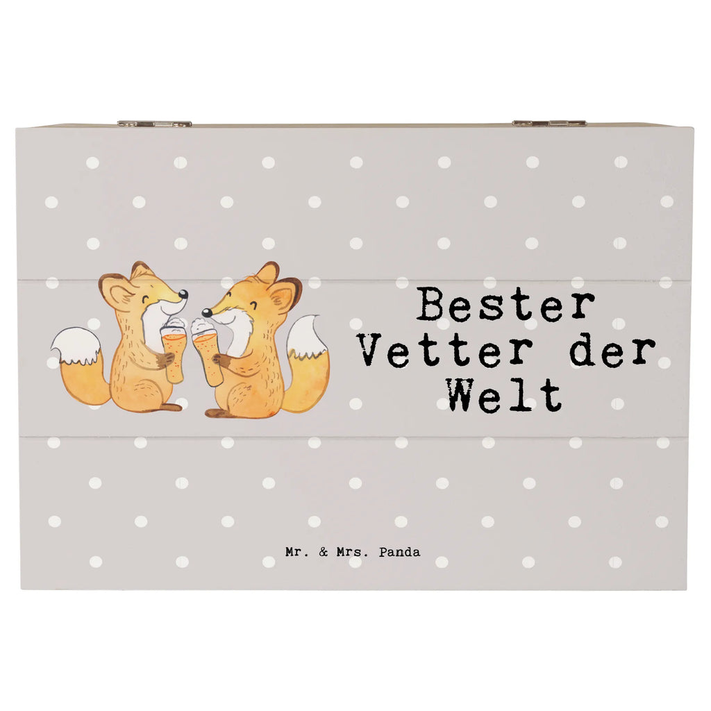 Holzkiste Fuchs Bester Vetter der Welt Holzkiste, Kiste, Schatzkiste, Truhe, Schatulle, XXL, Erinnerungsbox, Erinnerungskiste, Dekokiste, Aufbewahrungsbox, Geschenkbox, Geschenkdose, für, Dankeschön, Geschenk, Schenken, Geburtstag, Geburtstagsgeschenk, Geschenkidee, Danke, Bedanken, Mitbringsel, Freude machen, Geschenktipp, Vetter, Cousin, Kousin, Sohn von Onkel, Sohn von Tante, Familie, Verwandtschaft, Cousine