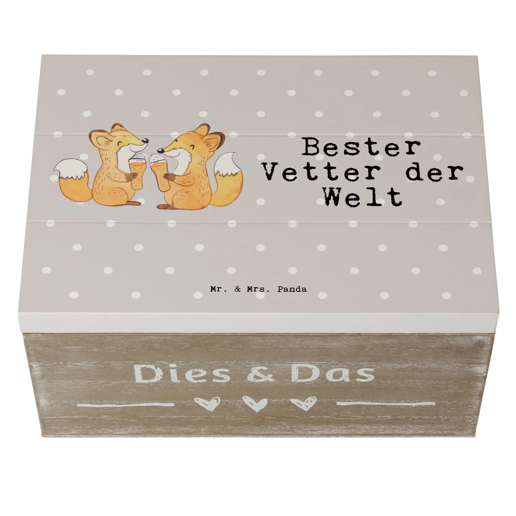 Holzkiste Fuchs Bester Vetter der Welt Holzkiste, Kiste, Schatzkiste, Truhe, Schatulle, XXL, Erinnerungsbox, Erinnerungskiste, Dekokiste, Aufbewahrungsbox, Geschenkbox, Geschenkdose, für, Dankeschön, Geschenk, Schenken, Geburtstag, Geburtstagsgeschenk, Geschenkidee, Danke, Bedanken, Mitbringsel, Freude machen, Geschenktipp, Vetter, Cousin, Kousin, Sohn von Onkel, Sohn von Tante, Familie, Verwandtschaft, Cousine