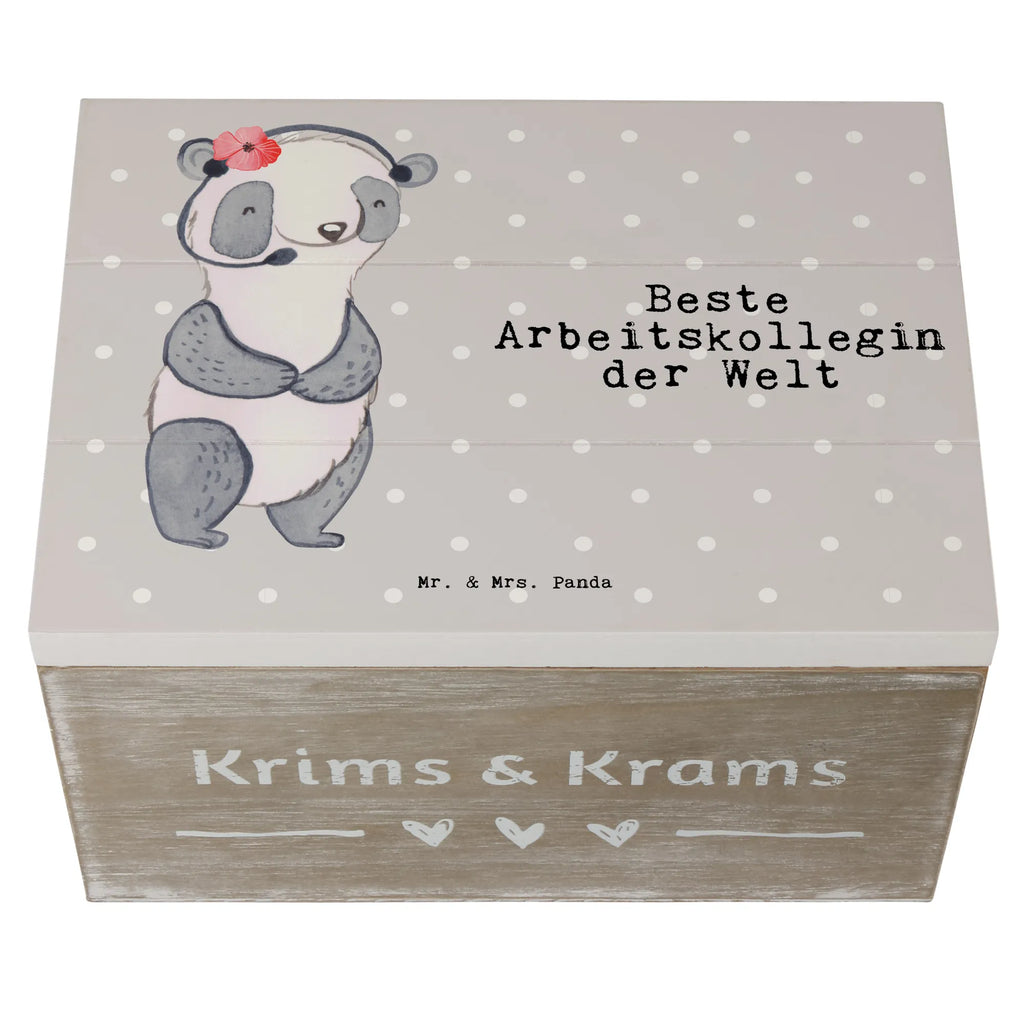 Holzkiste Panda Beste Arbeitskollegin der Welt Holzkiste, Kiste, Schatzkiste, Truhe, Schatulle, XXL, Erinnerungsbox, Erinnerungskiste, Dekokiste, Aufbewahrungsbox, Geschenkbox, Geschenkdose, für, Dankeschön, Geschenk, Schenken, Geburtstag, Geburtstagsgeschenk, Geschenkidee, Danke, Bedanken, Mitbringsel, Freude machen, Geschenktipp, Arbeitskollegin, Kollegin, Freundin, Büro, Abschiedsgeschenk, Ruhestand, Arbeit, Mitarbeiterin, Berufsgenossin, Beruf