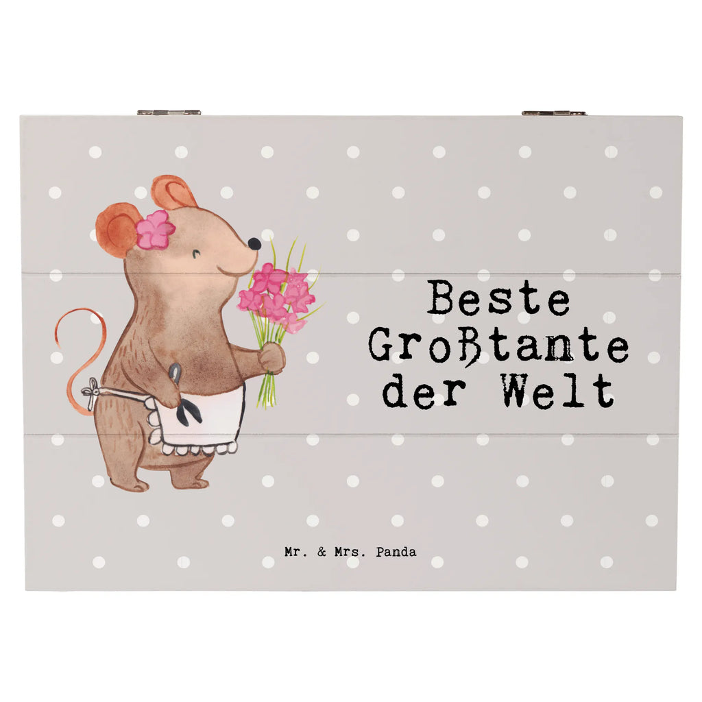 Holzkiste Maus Beste Großtante der Welt Holzkiste, Kiste, Schatzkiste, Truhe, Schatulle, XXL, Erinnerungsbox, Erinnerungskiste, Dekokiste, Aufbewahrungsbox, Geschenkbox, Geschenkdose, für, Dankeschön, Geschenk, Schenken, Geburtstag, Geburtstagsgeschenk, Geschenkidee, Danke, Bedanken, Mitbringsel, Freude machen, Geschenktipp, Großtante, Grosstante, Tante, Lieblingstante, Familie, Schwester, Tanten, Kleinigkeit, Beste, Nichte, Neffe, Groß