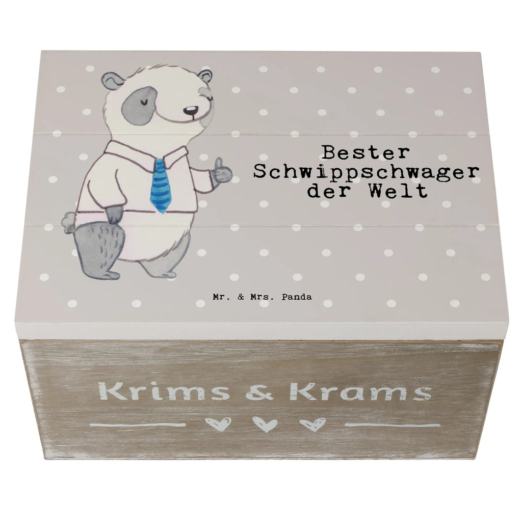 Holzkiste Panda Bester Schwippschwager der Welt Holzkiste, Kiste, Schatzkiste, Truhe, Schatulle, XXL, Erinnerungsbox, Erinnerungskiste, Dekokiste, Aufbewahrungsbox, Geschenkbox, Geschenkdose, für, Dankeschön, Geschenk, Schenken, Geburtstag, Geburtstagsgeschenk, Geschenkidee, Danke, Bedanken, Mitbringsel, Freude machen, Geschenktipp, Schwippschwager, Schwibschwager, Schwipschwager, Schwager, Schwager des Ehepartners, Familie, Verwandtschaft, angeheiratet