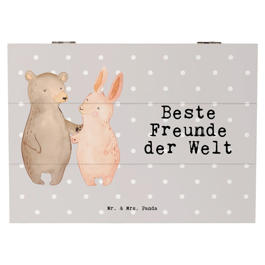 Holzkiste Hase Beste Freunde der Welt Holzkiste, Kiste, Schatzkiste, Truhe, Schatulle, XXL, Erinnerungsbox, Erinnerungskiste, Dekokiste, Aufbewahrungsbox, Geschenkbox, Geschenkdose, für, Dankeschön, Geschenk, Schenken, Geburtstag, Geburtstagsgeschenk, Geschenkidee, Danke, Bedanken, Mitbringsel, Freude machen, Geschenktipp, Freunde, best friends, Freundschaft, Freundin, Freund, Clique, Kumpel, bae, bff