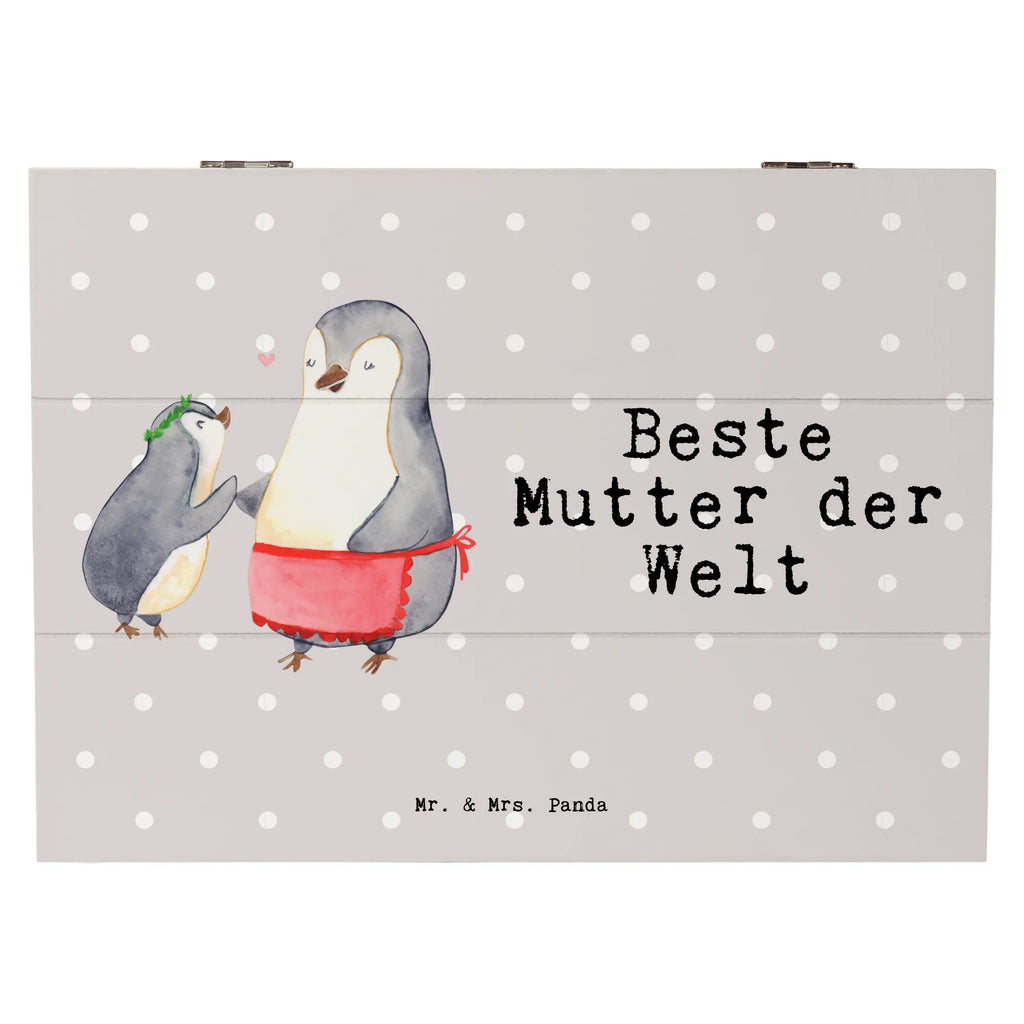 Holzkiste Pinguin Beste Mutter der Welt Holzkiste, Kiste, Schatzkiste, Truhe, Schatulle, XXL, Erinnerungsbox, Erinnerungskiste, Dekokiste, Aufbewahrungsbox, Geschenkbox, Geschenkdose, für, Dankeschön, Geschenk, Schenken, Geburtstag, Geburtstagsgeschenk, Geschenkidee, Danke, Bedanken, Mitbringsel, Freude machen, Geschenktipp, Mama, Mami, Mutter, Muttertag, Mutti, Ma, Tochter, Sohn, Beste Mama, Beste, Supermama