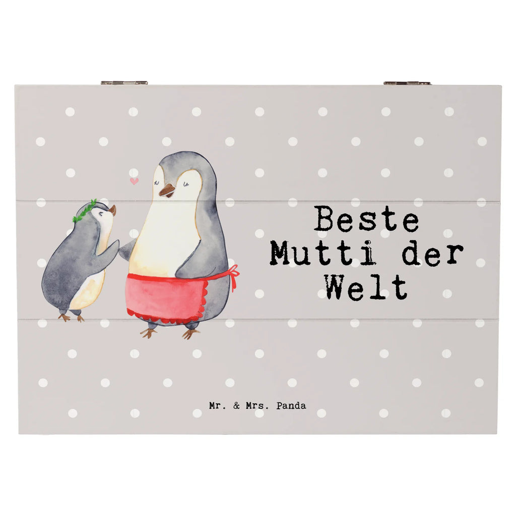 Holzkiste Pinguin Beste Mutti der Welt Holzkiste, Kiste, Schatzkiste, Truhe, Schatulle, XXL, Erinnerungsbox, Erinnerungskiste, Dekokiste, Aufbewahrungsbox, Geschenkbox, Geschenkdose, für, Dankeschön, Geschenk, Schenken, Geburtstag, Geburtstagsgeschenk, Geschenkidee, Danke, Bedanken, Mitbringsel, Freude machen, Geschenktipp, Mama, Mami, Mutter, Muttertag, Mutti, Ma, Tochter, Sohn, Beste Mama, Beste, Supermama